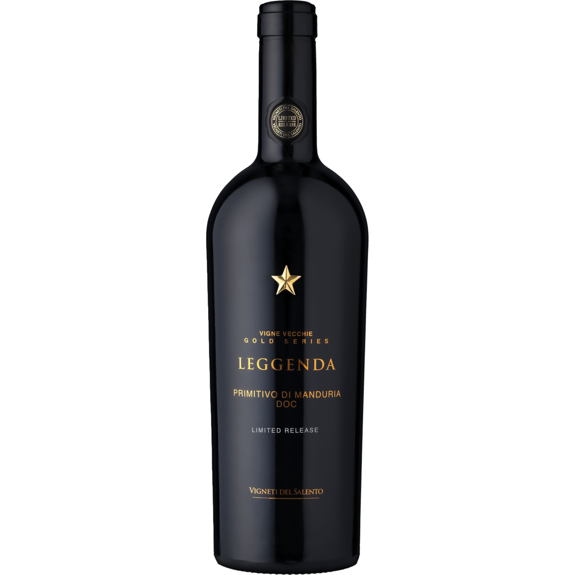 Leggenda Vigne Vecchie Gold Primitivo, Primitivo di Manduria DOC, Apulien, 2021, Rotwein