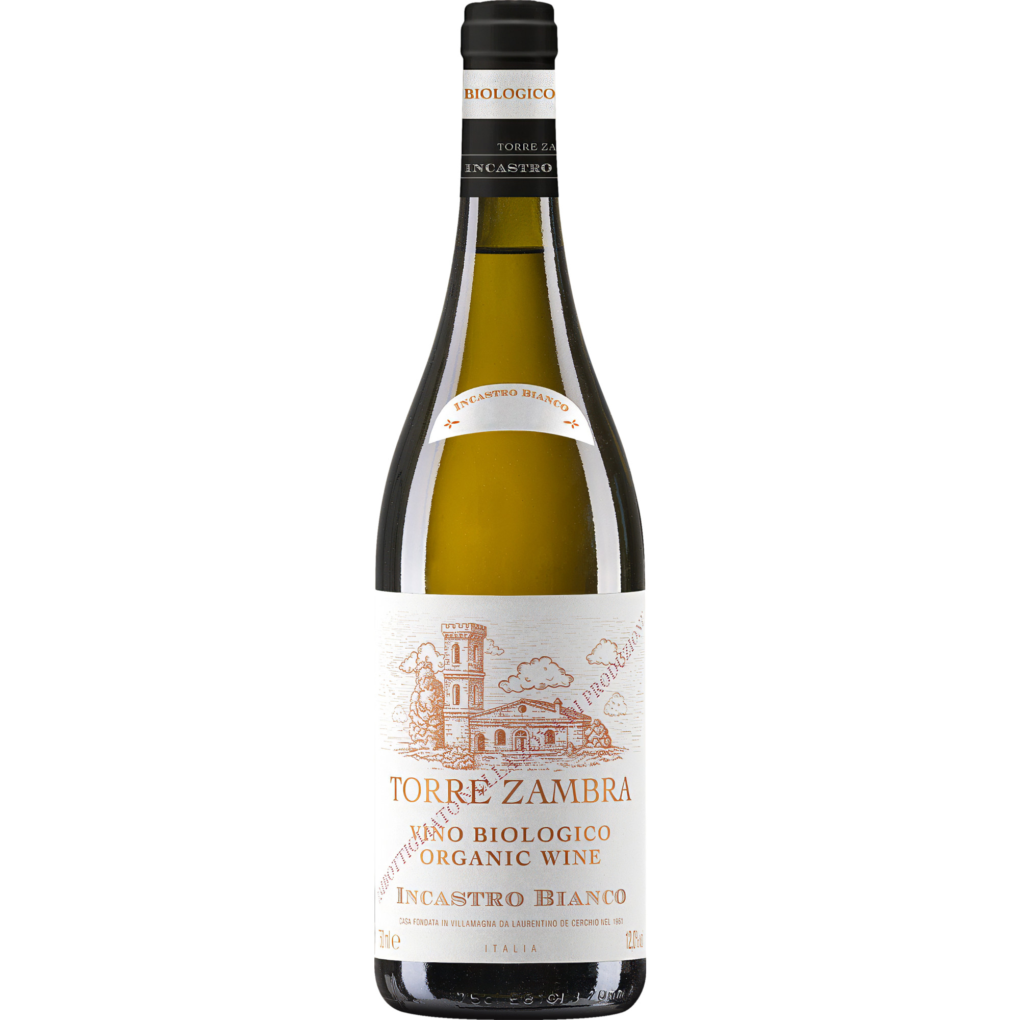 Torre Zambra Incastro Bianco Bio, Terre di Chieti IGP, Abruzzen, 2025, Weißwein