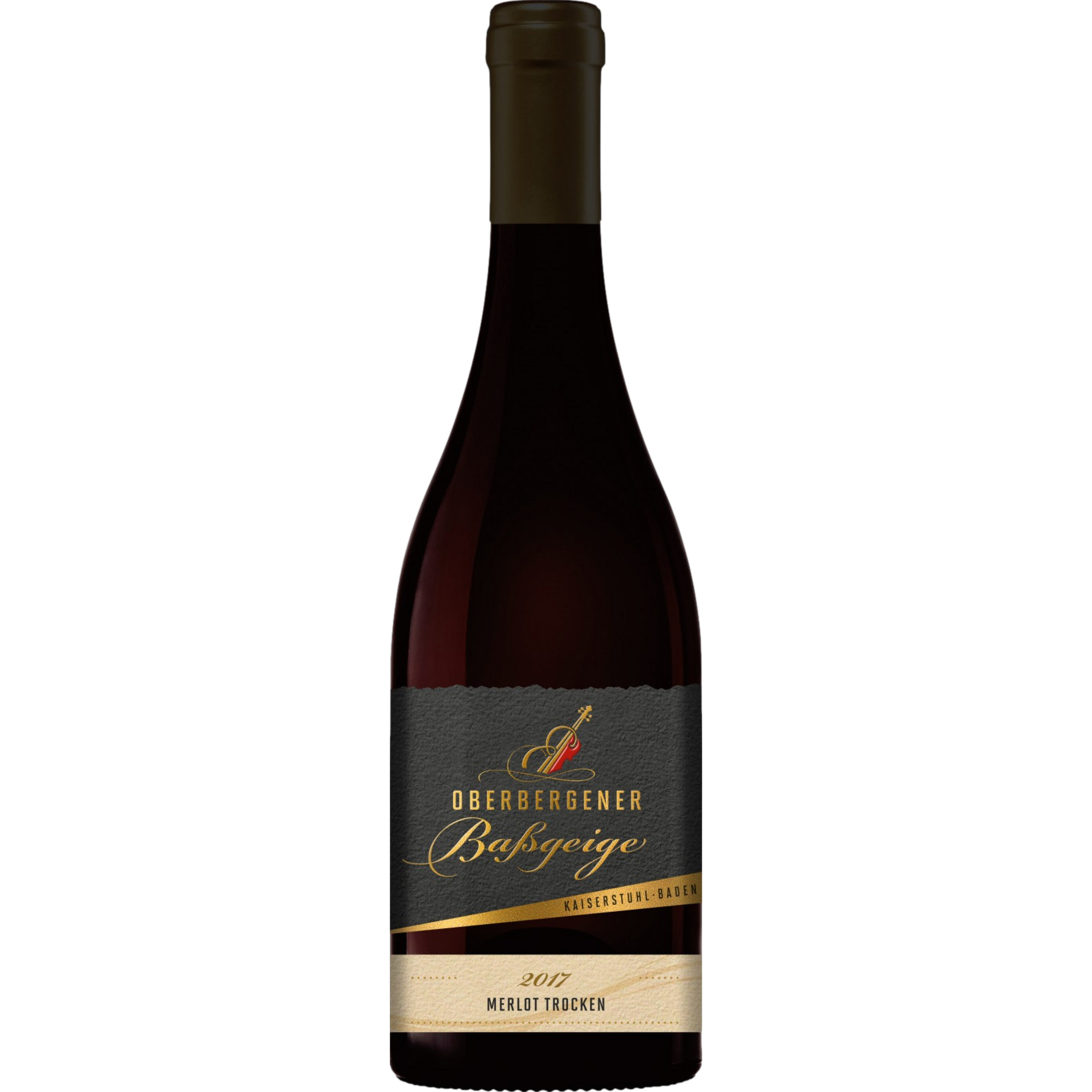 Oberbergener Baßgeige Merlot, Trocken, Baden, Baden, 2022, Rotwein