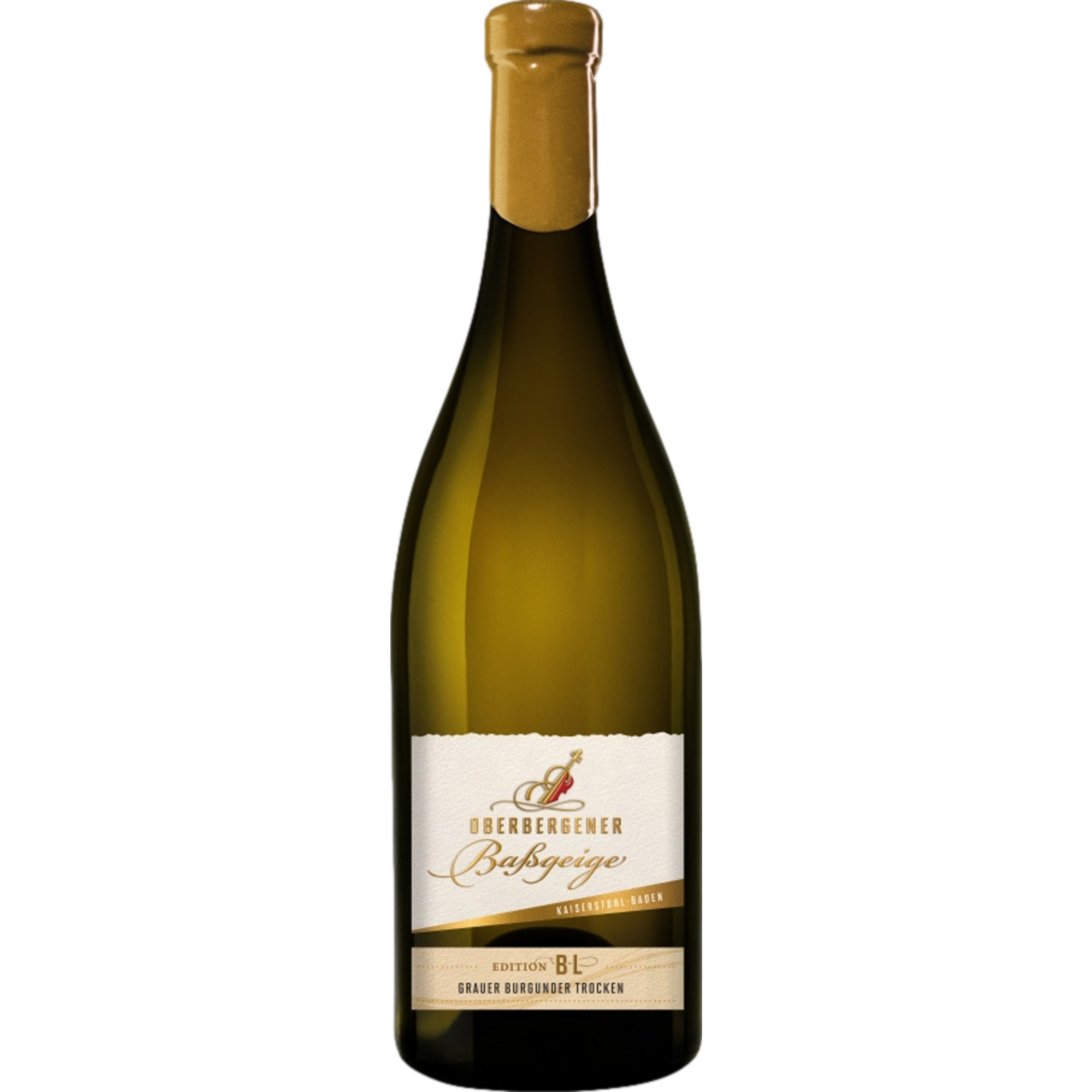 Oberbergener Baßgeige Edition BL Grauer Burgunder, Trocken, Baden, Magnum, Baden, 2023, Weißwein