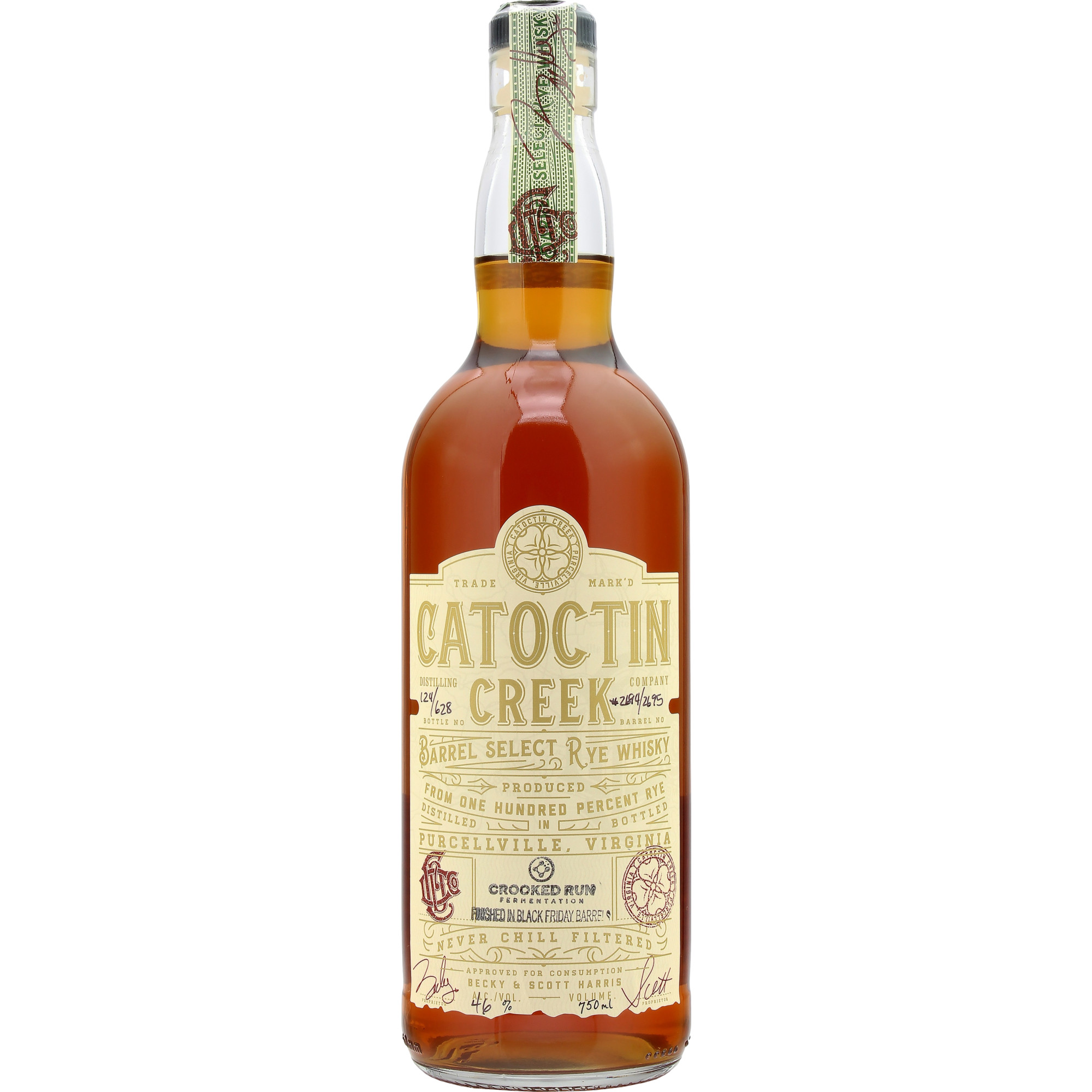Image of Catoctin Creek Barrel Select Rye, 0,7 L, 46 % Vol., Spirituosen