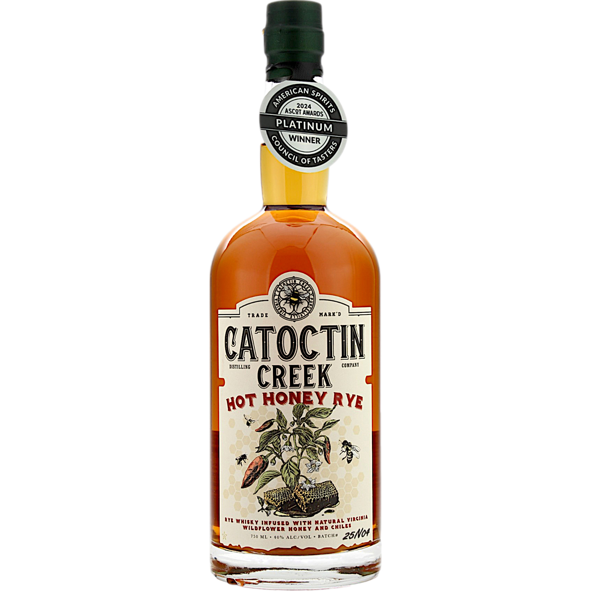 Image of Catoctin Creek Hot Honey Rye, 0,7 L, 40 % Vol., Spirituosen