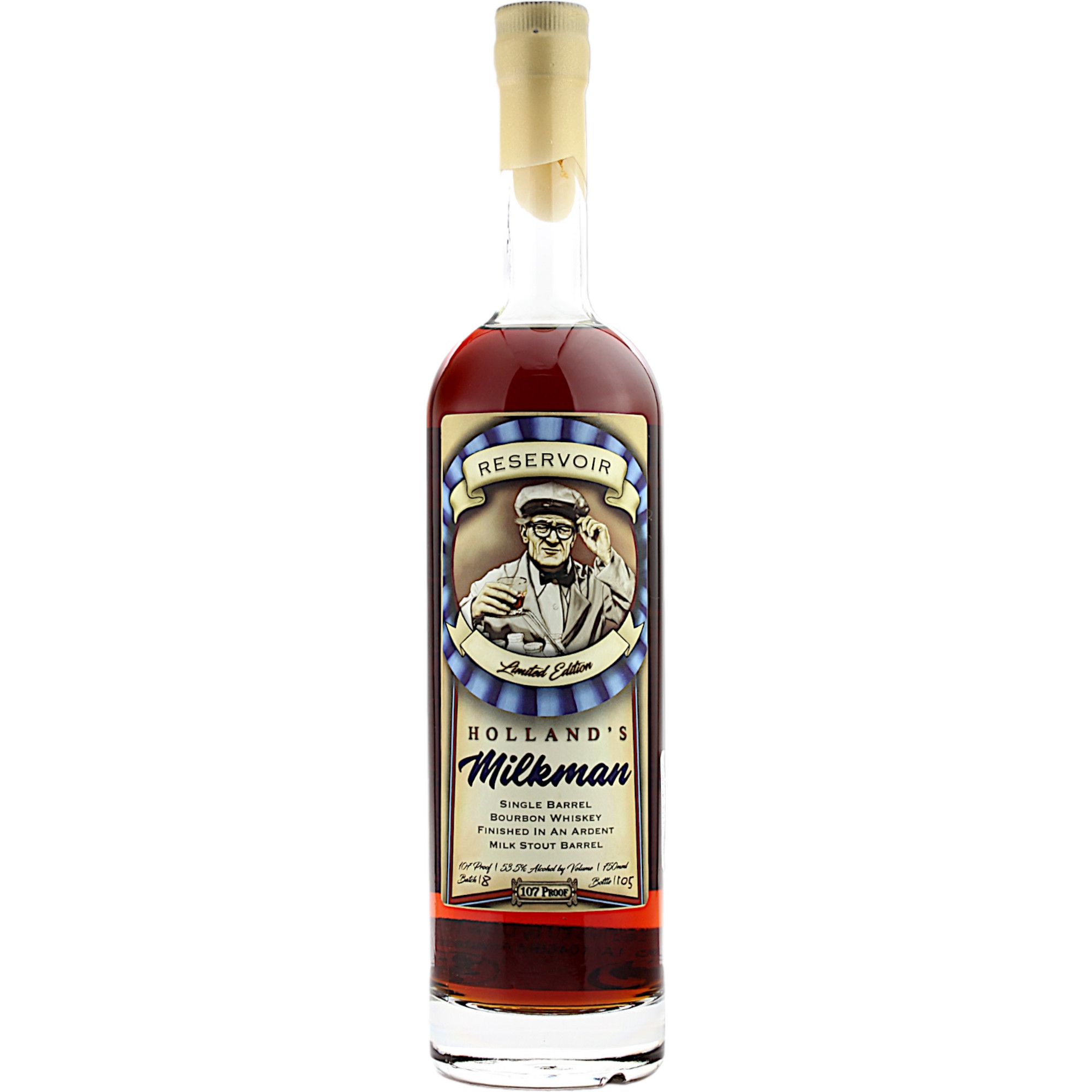 Reservoir Holland's Milkman Bourbon, 0,7 L, 53,5 % Vol., Spirituosen