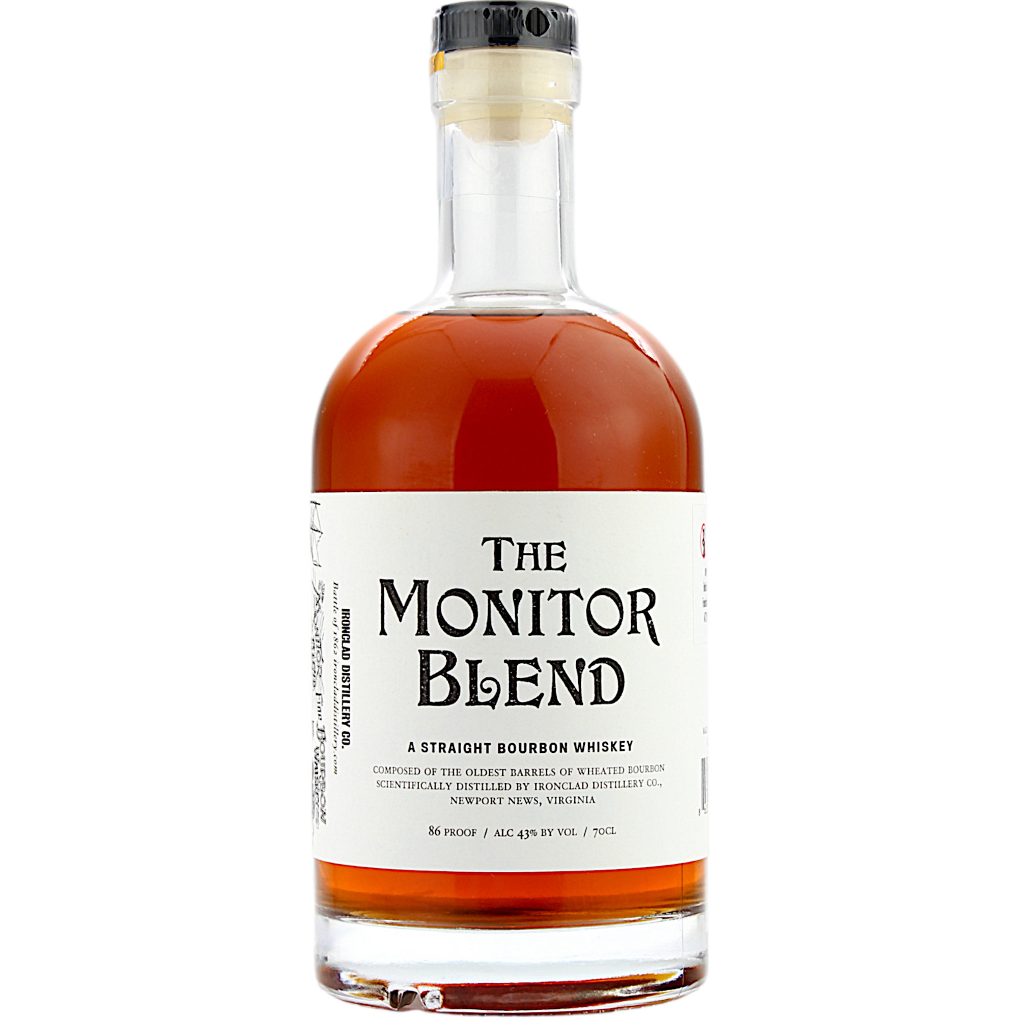 Ironclad The Monitor Blend Bourbon, Straight Bourbon Whiskey, 0,7 L, 43 % Vol., Spirituosen