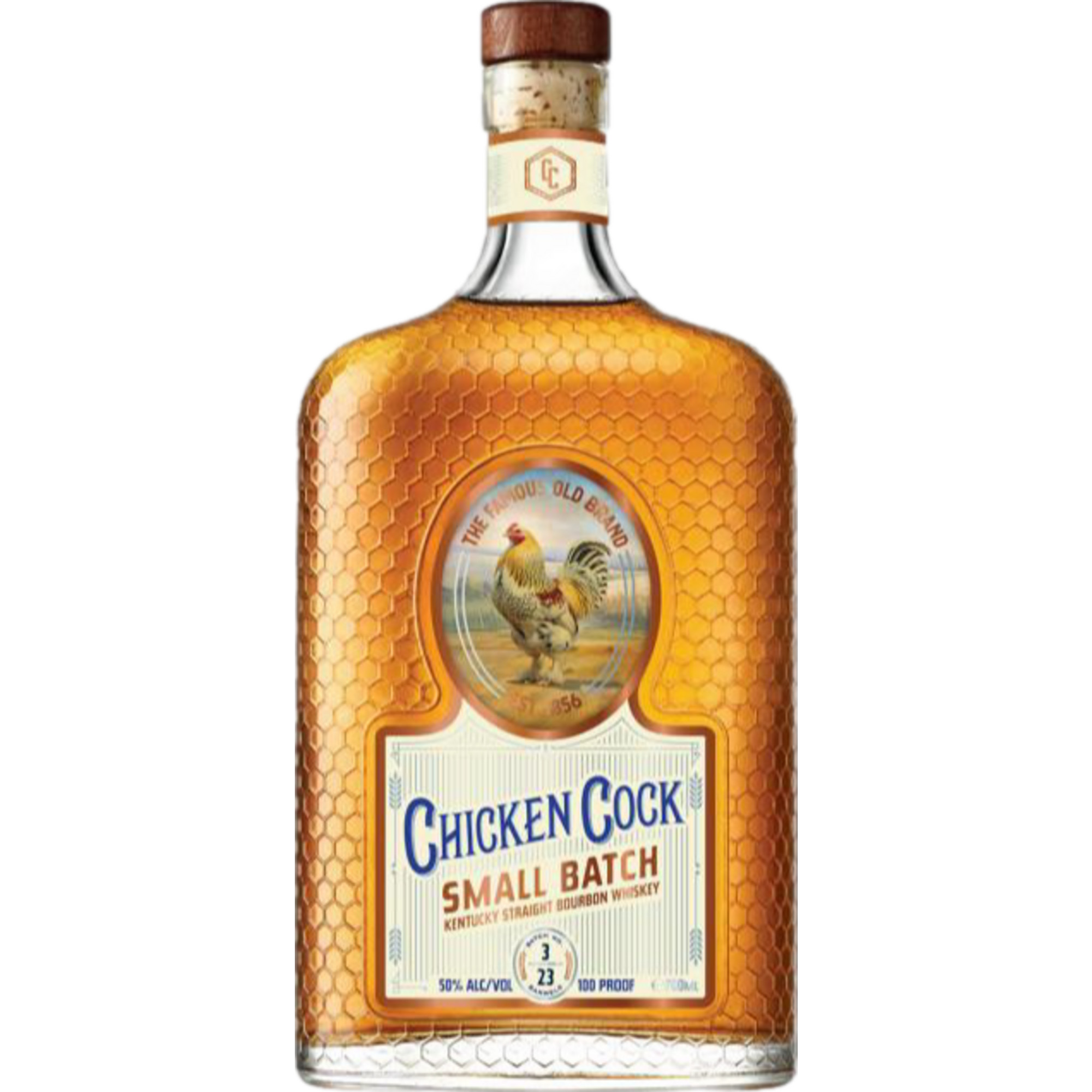 Chicken Cock Small Batch Bourbon, 0,7 L, 50 % Vol., Spirituosen