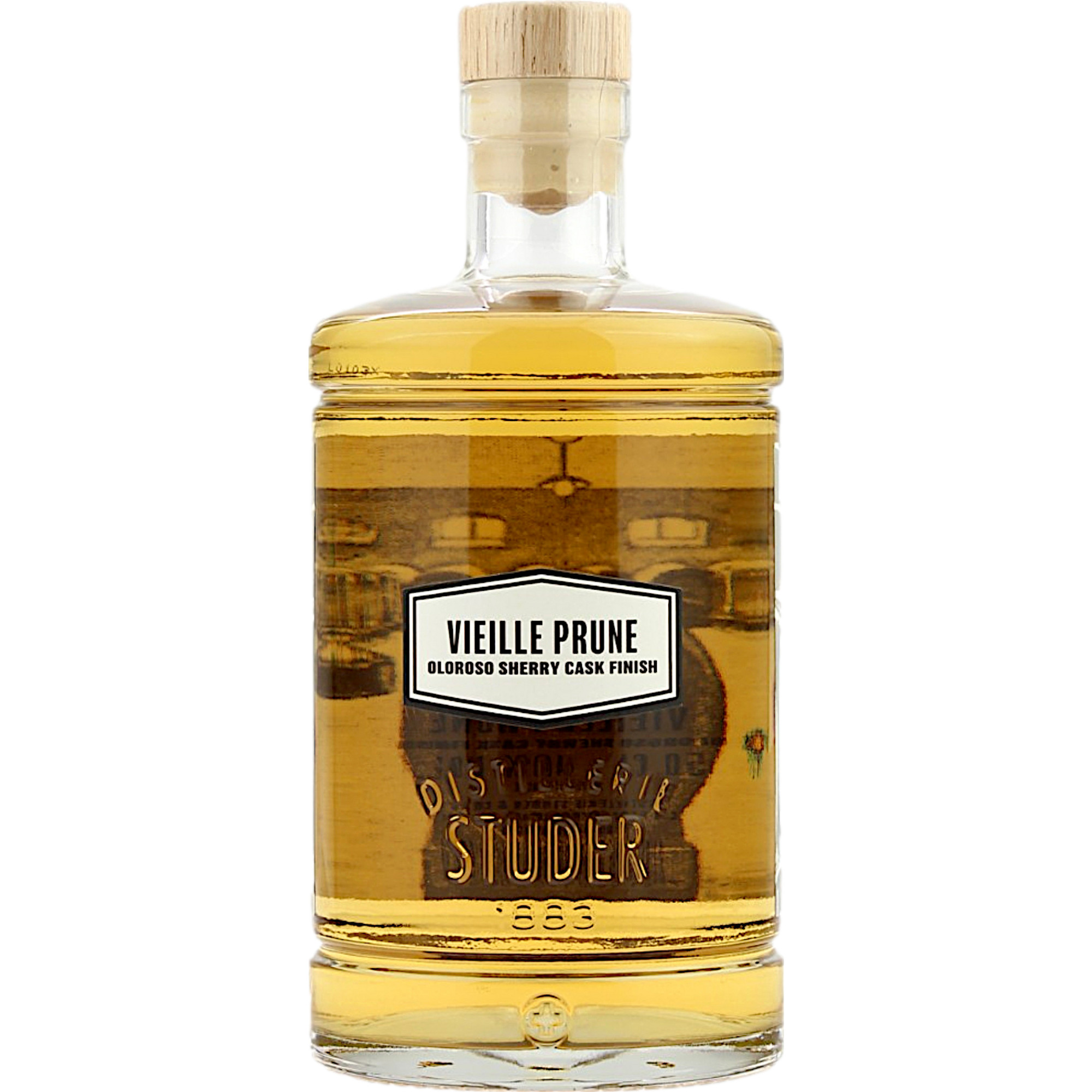 Image of Studer Vieille Prune Oloroso Cask Finish, 0,5 L, 40 % Vol., Spirituosen