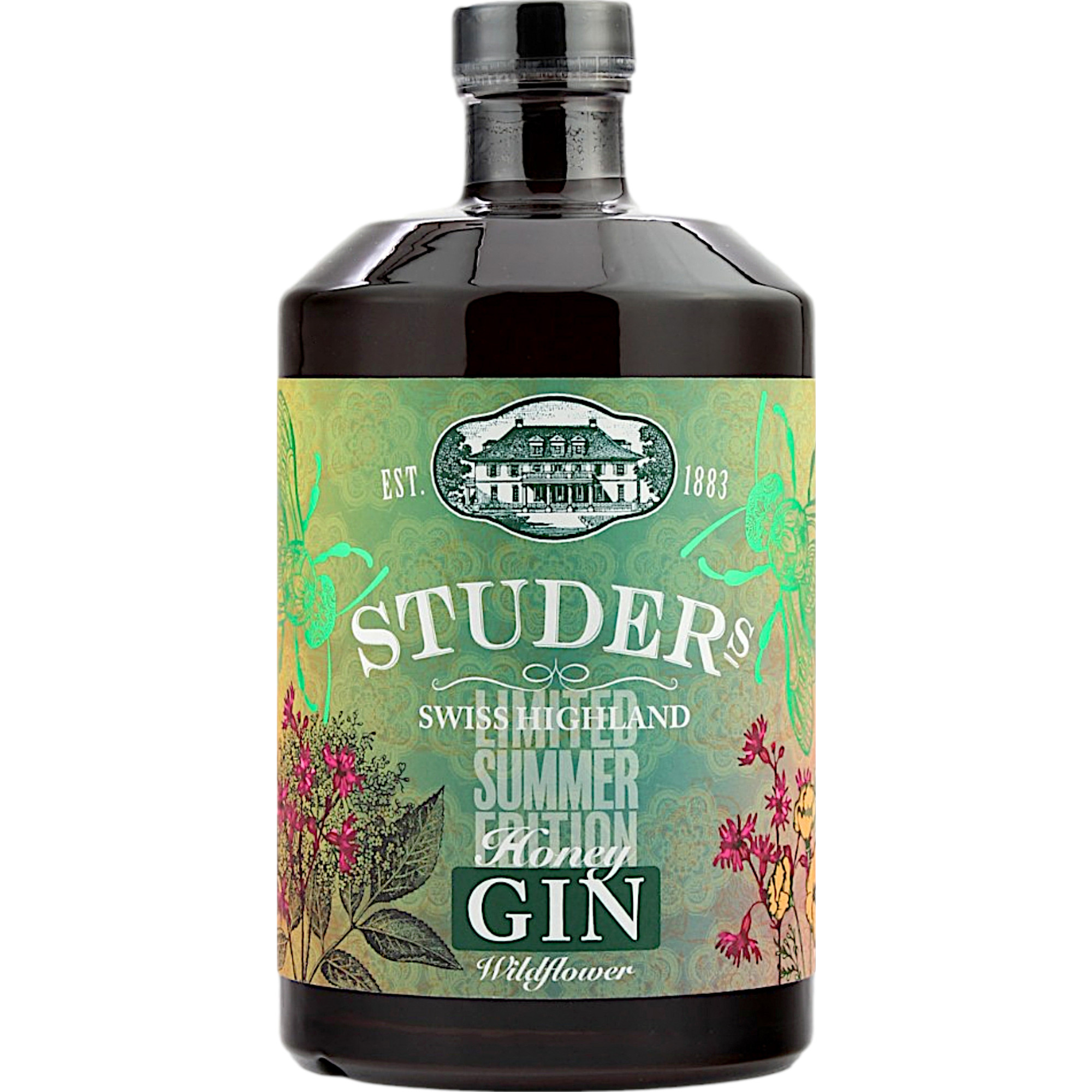 Image of Studer Swiss Highland Honey-Wildflower Gin, Likör, 0,7 L, 33,3 % Vol., Spirituosen