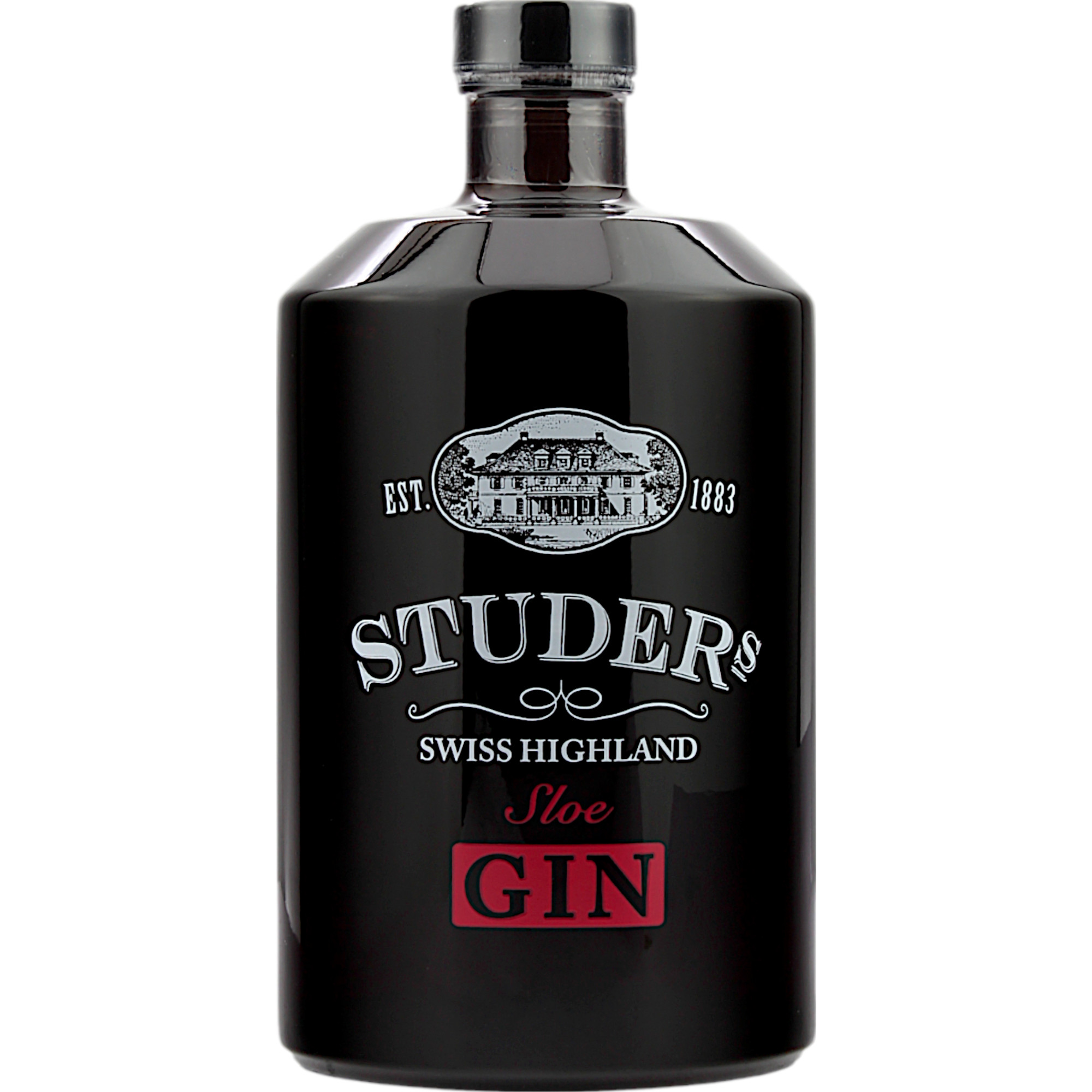 Image of Studer Swiss Highland Sloe Gin-Likör, 0,7 L, 26,6 % Vol., Spirituosen