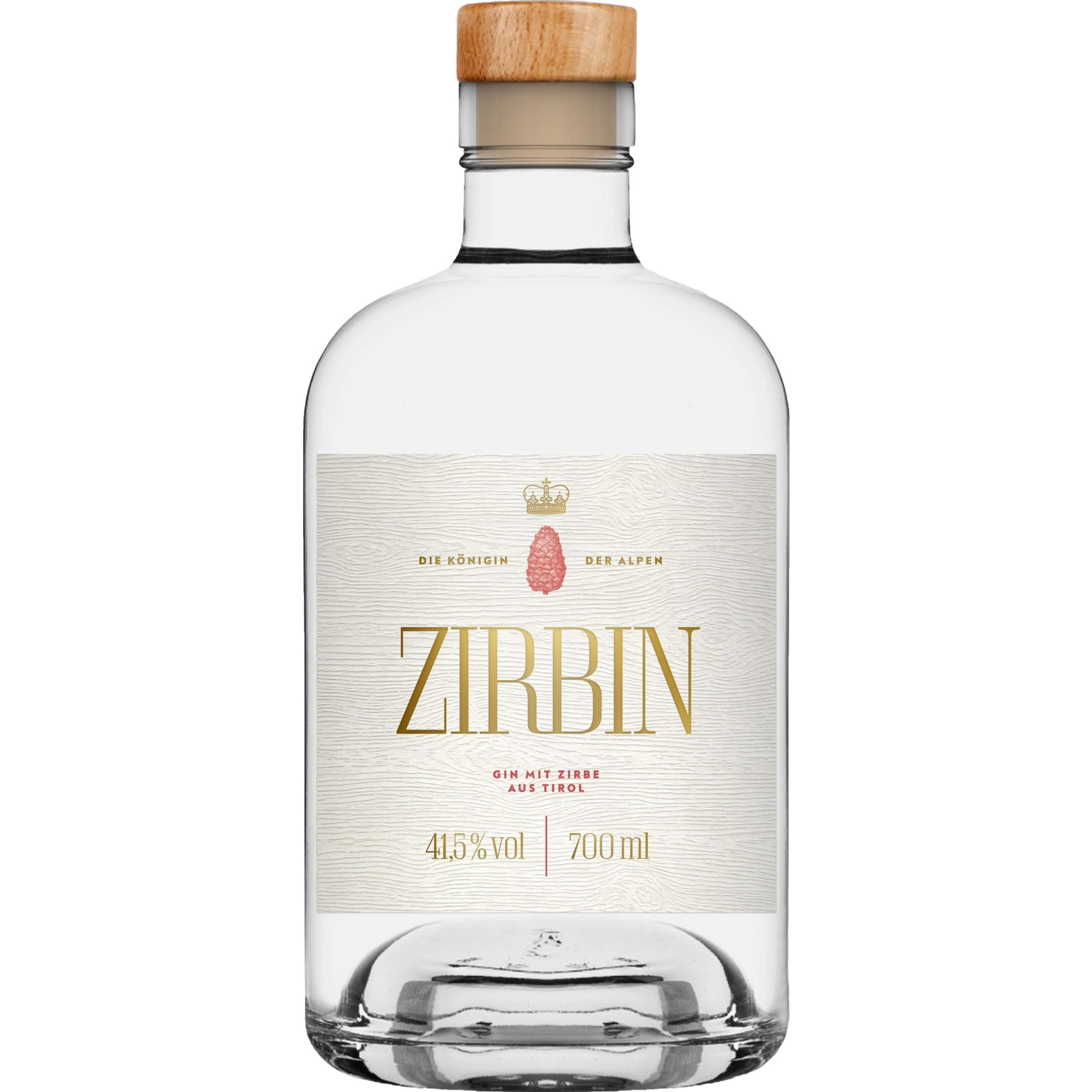 Zirbin Tiroler Dry Gin, 0,7 L, 41,5 % Vol., Spirituosen