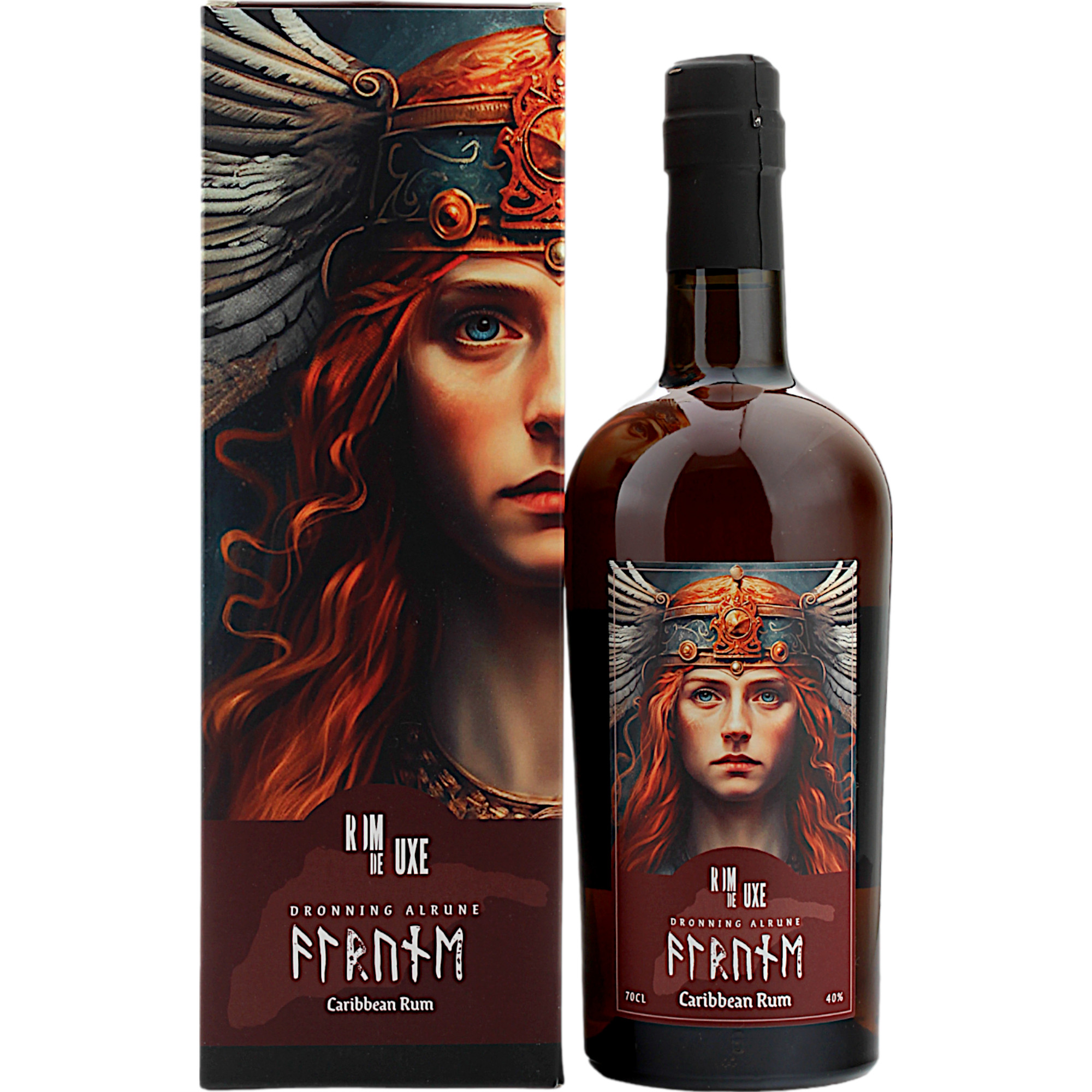 Dronning Alrune Vikings Edition RomDeLuxe, Rum, 0,7 L, 40 % Vol., Spirituosen