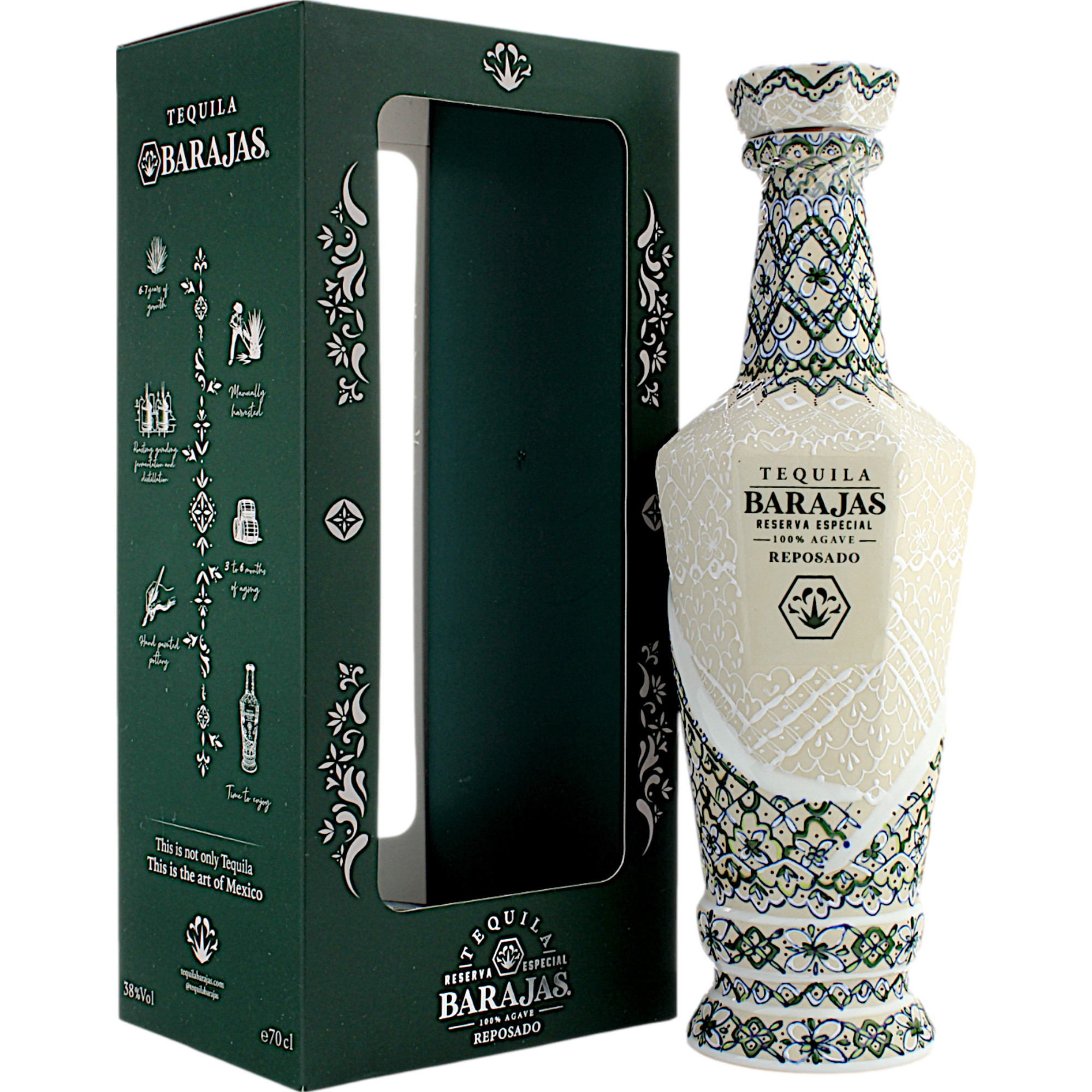 Image of Barajas Tequila Reposado, 0,7 L, 38 % Vol., Spirituosen