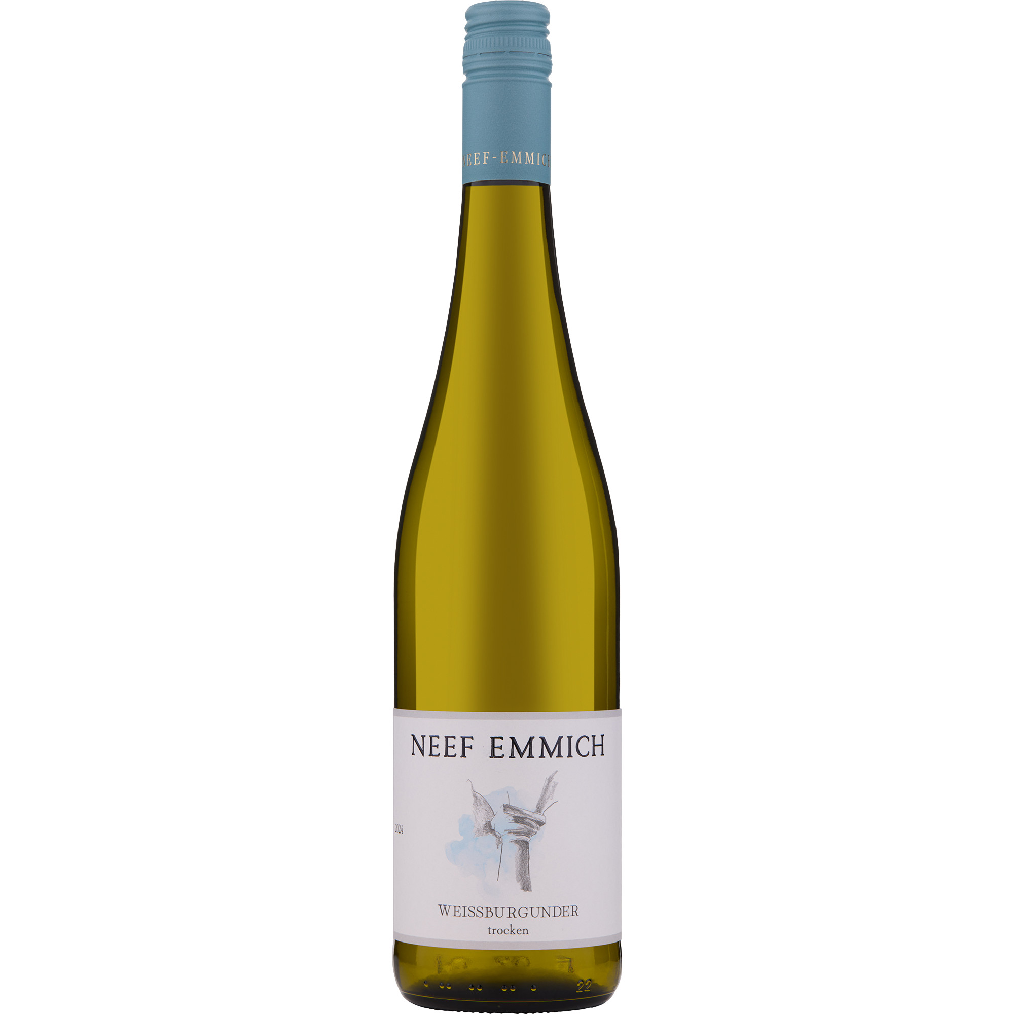 Neef Emmich Weißburgunder, Trocken, Rheinhessen, Rheinhessen, 2024, Weißwein