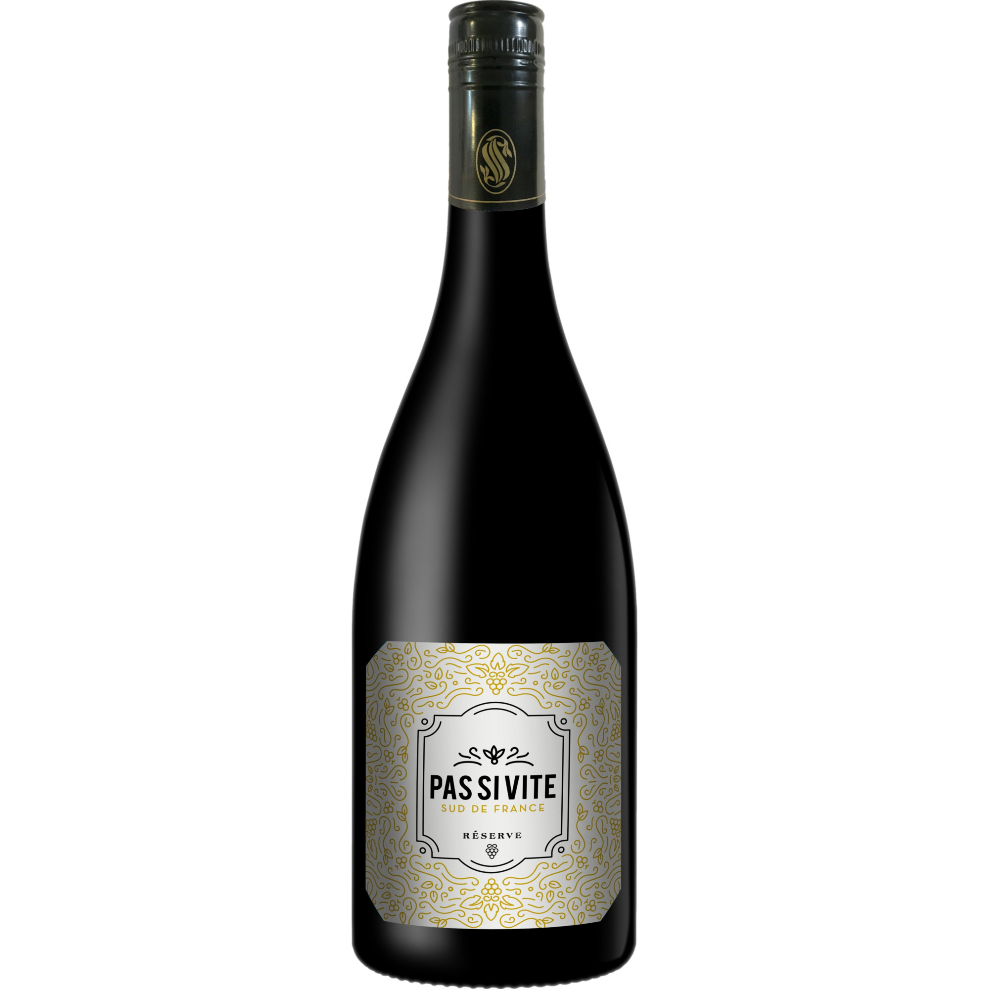 Pas Si Vite Réserve Rouge, Pays d'Hérault IGP, Languedoc-Roussillon, 2024, Rotwein