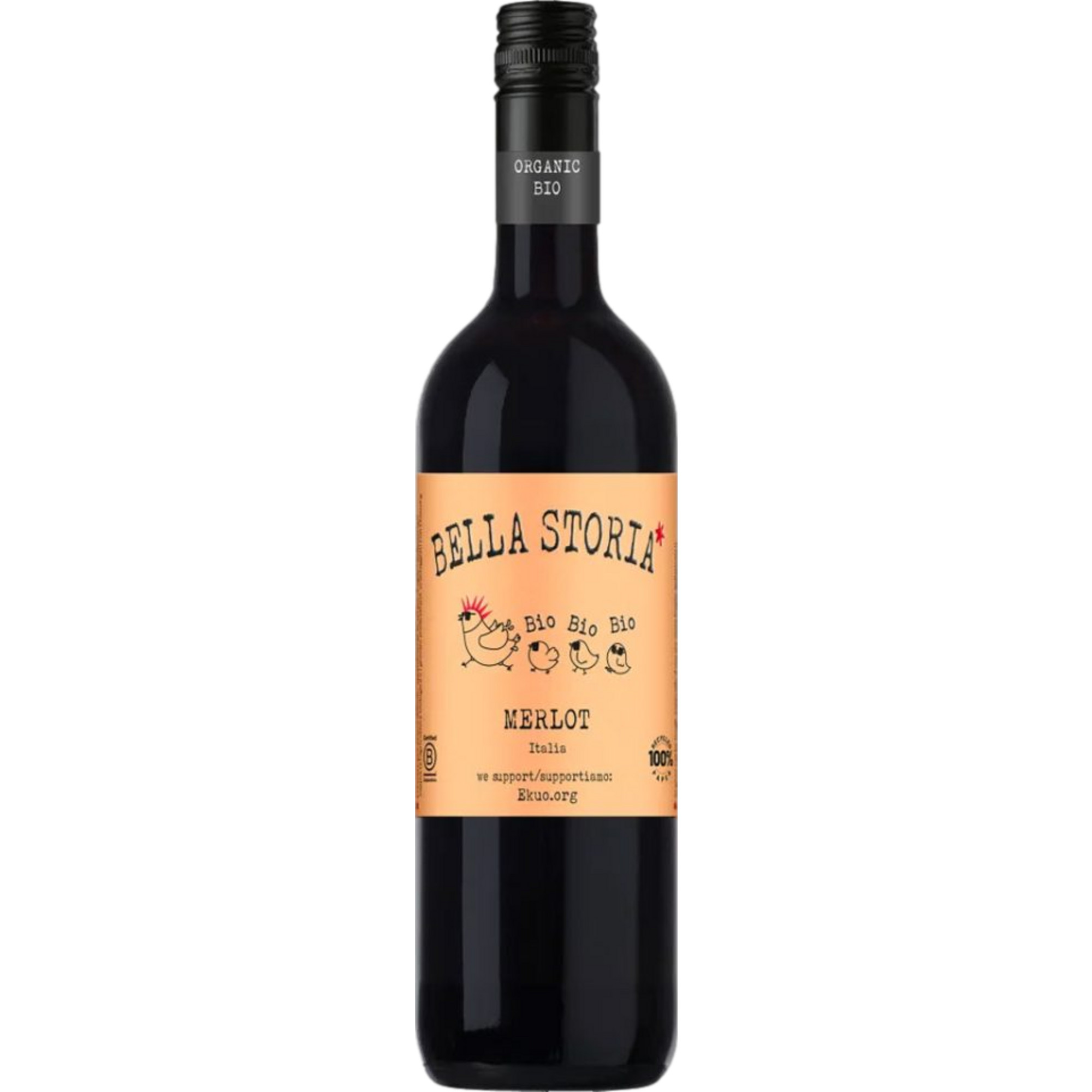 Bella Storia Merlot, Vino da Tavola, Venetien, 2024, Rotwein