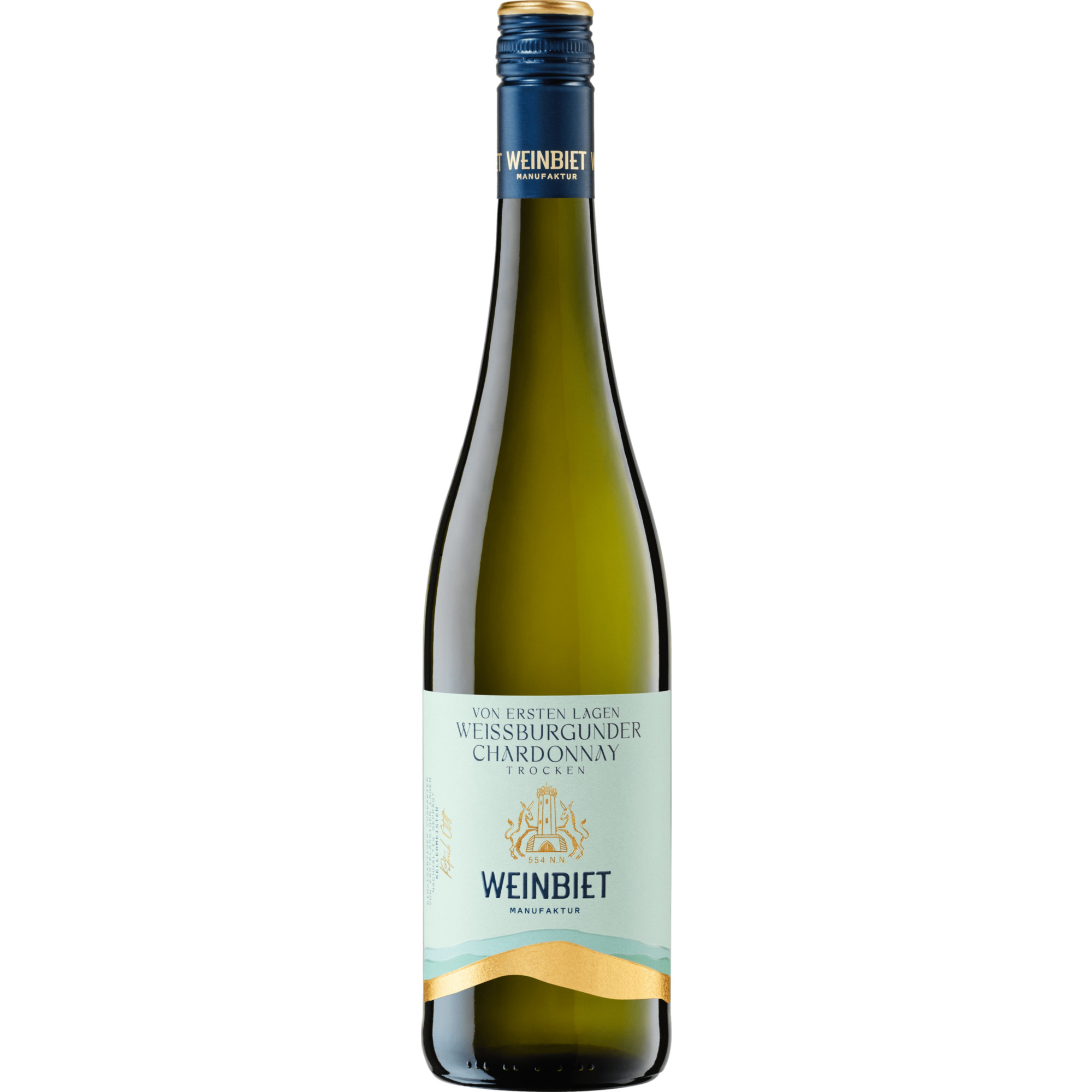 Weinbiet von Ersten Lagen Weißburgunder Chardonnay, Trocken, Pfalz, Pfalz, 2024, Weißwein