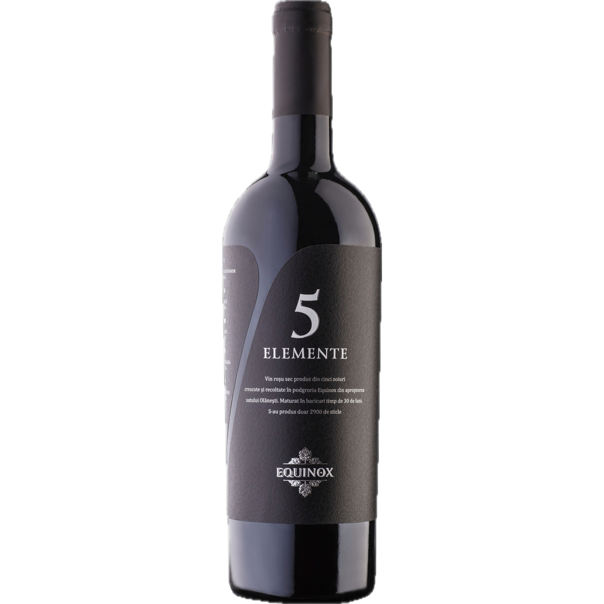 Equinox 5 Elemente Negru, Ștefan Vodă IGP, Stefan Voda, 2020, Rotwein