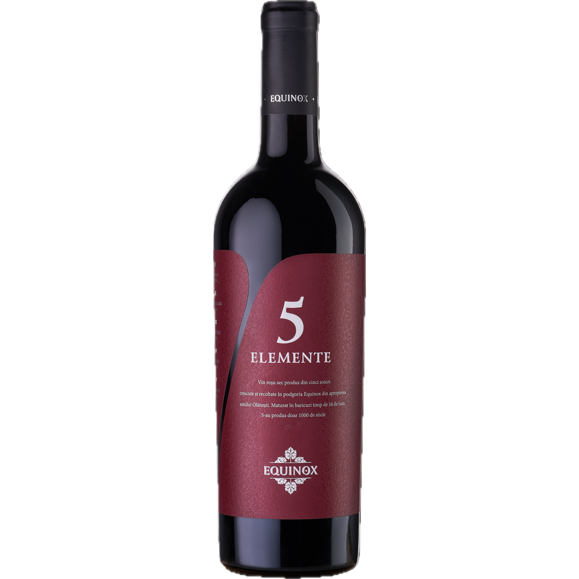 Equinox 5 Elemente Red, Ștefan Vodă IGP, Stefan Voda, 2021, Rotwein