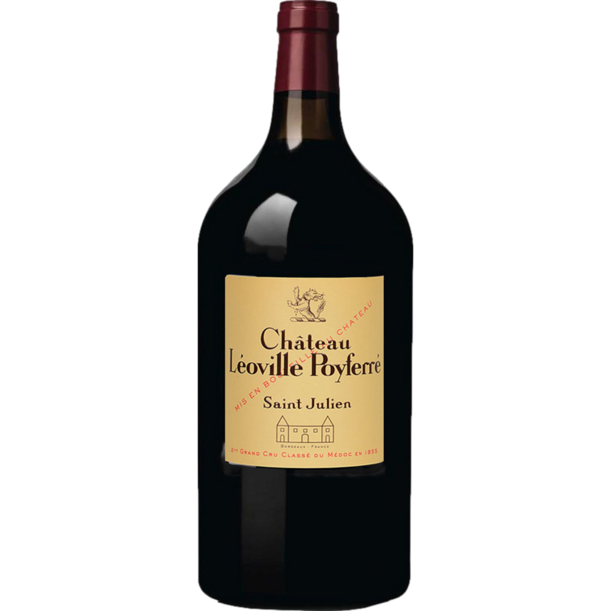 Château Léoville-Poyferré, Saint-Julien AOP, 2ème Cru Classé, Doppelmagnum, Bordeaux, 2019, Rotwein