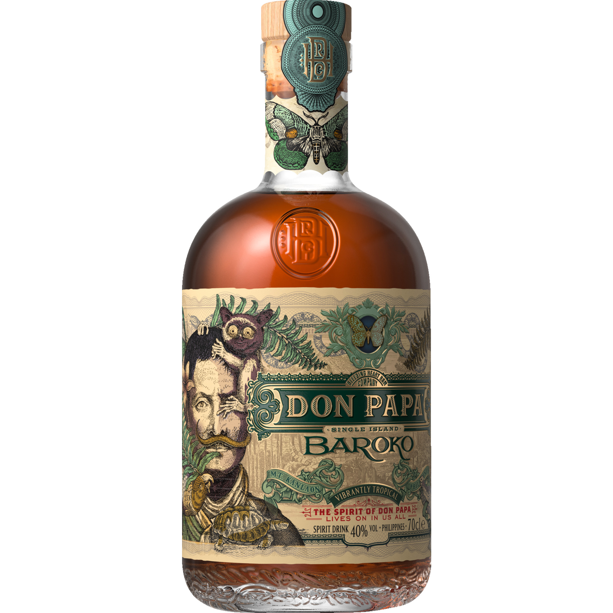 Image of Don Papa Baroko, Negros Philippinen, 0,7 L, 40% Vol., Spirituosen