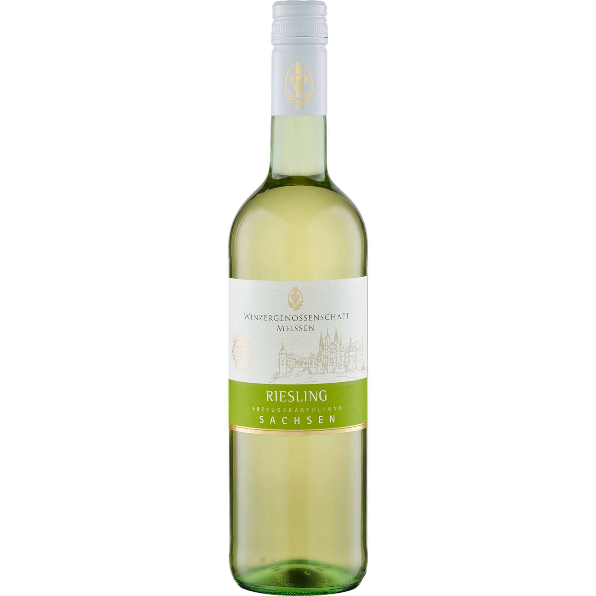 Winzergenossenschaft Meissen eG WG Meissen Riesling, Trocken, Sachsen, Sachsen, 2022, Weißwein