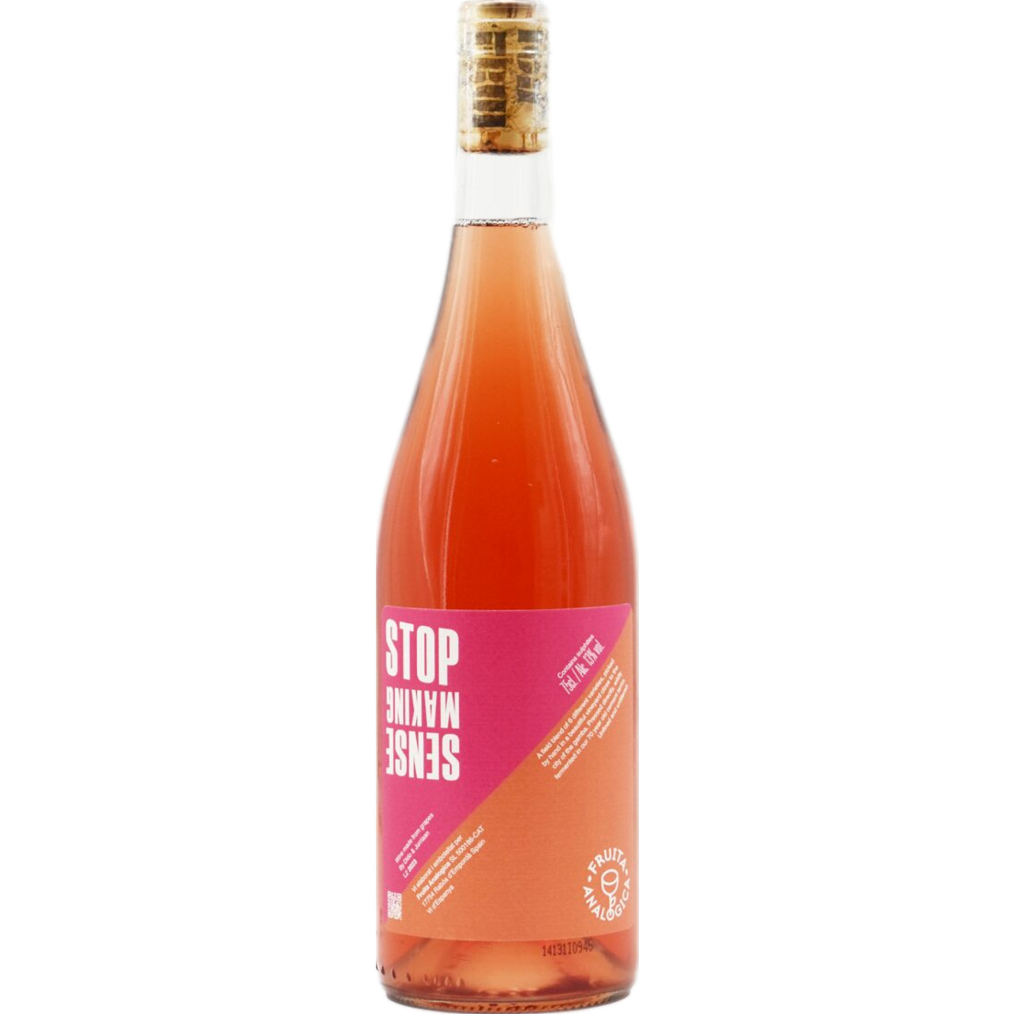 Fruita Analogica Stop Making Sense Rosé, Vino de España, Katalonien, 2023, Roséwein