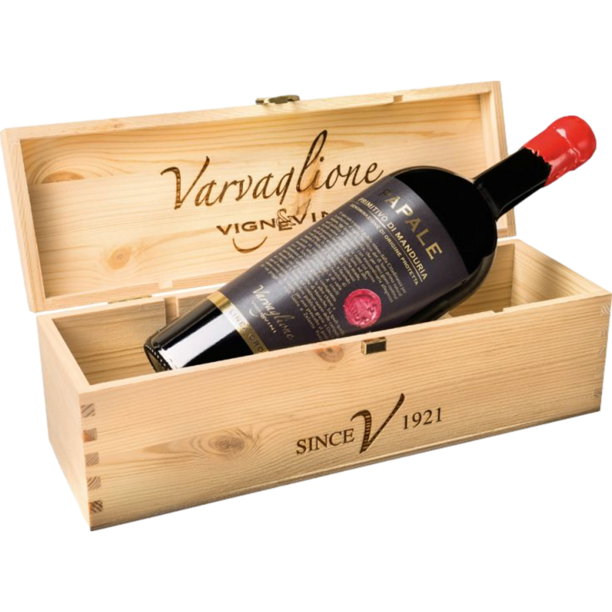 Varvaglione Papale ORO Primitivo di Manduria, Primitivo di Manduria DOC, Doppelmagnum, Apulien, 2021, Rotwein