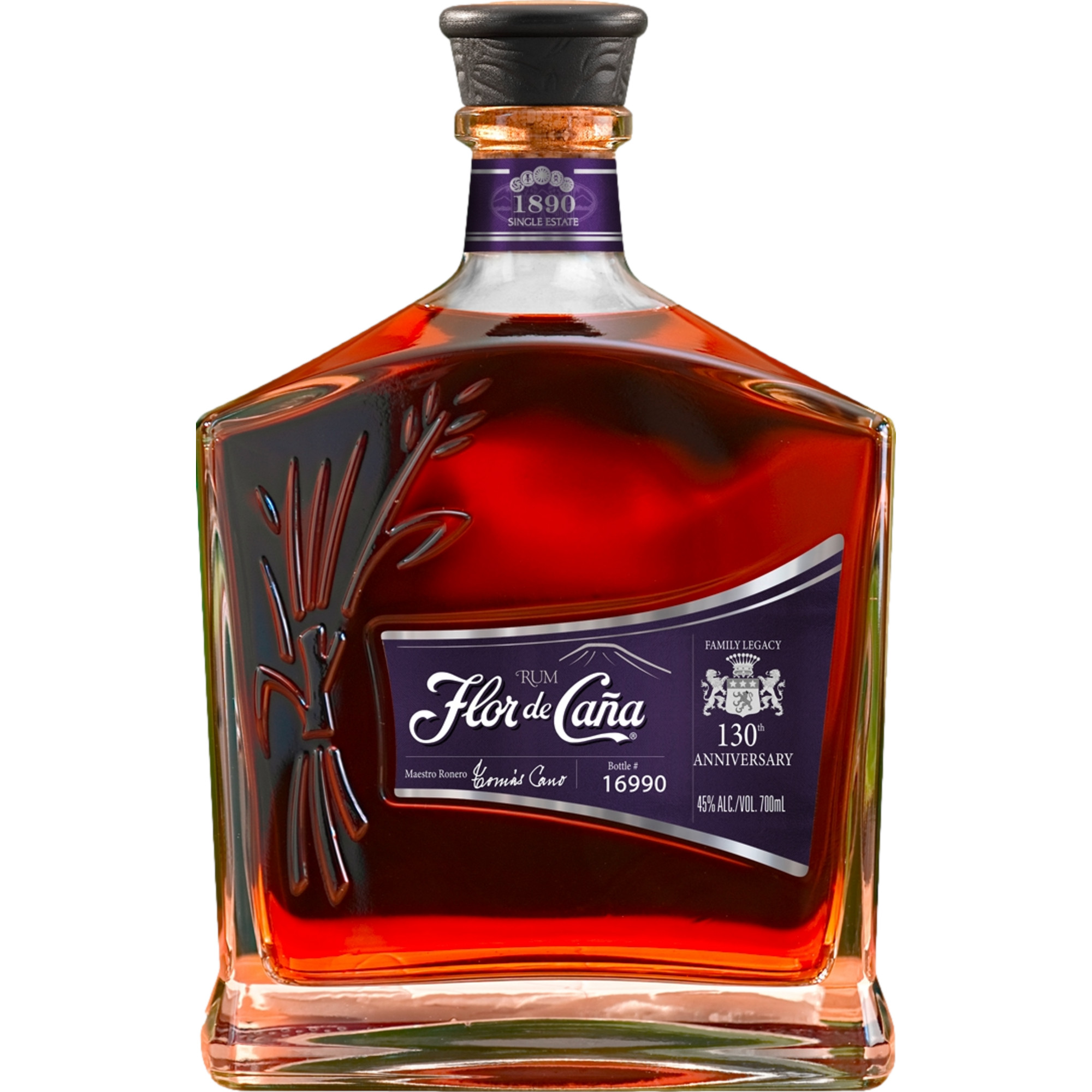 Flor de Caña Rum 130th Anniversary 20 Year, 45% Vol., 0,7 L, Spirituosen