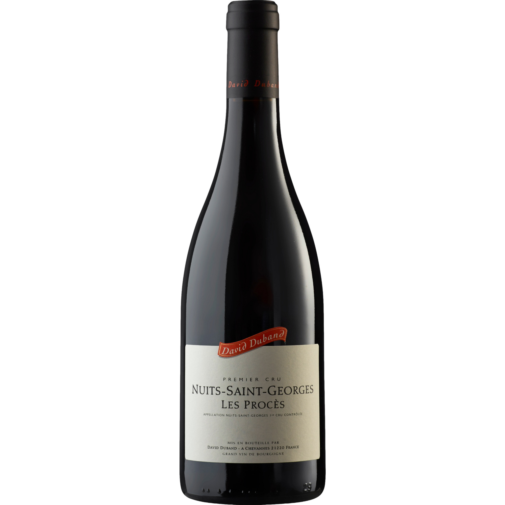 Domaine David Duband Nuits Saint-Georges Les Procès, Nuits-Saint-Georges 1er Cru AOP, Burgund, 2021, Rotwein