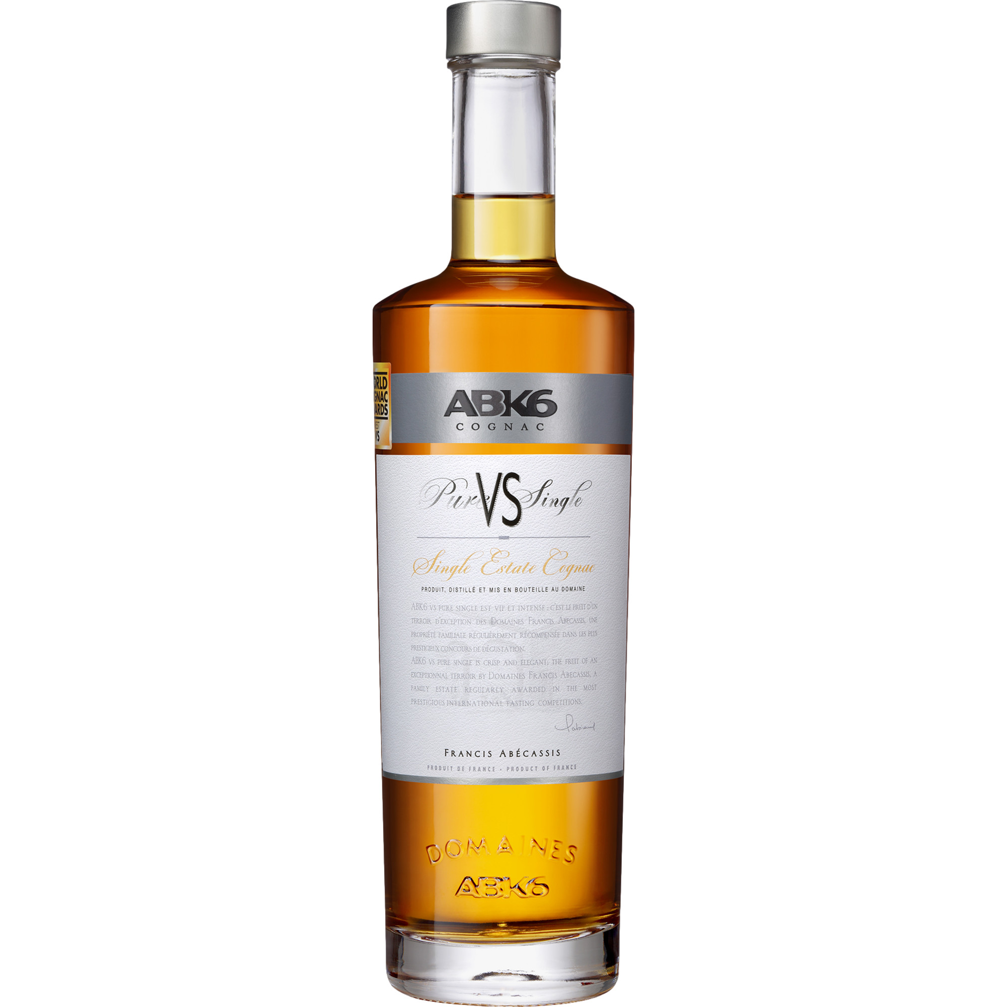 Image of ABK6 Cognac VS Pure Single, Cognac AOP, 0,7 L, 40% Vol., Cognac, Spirituosen