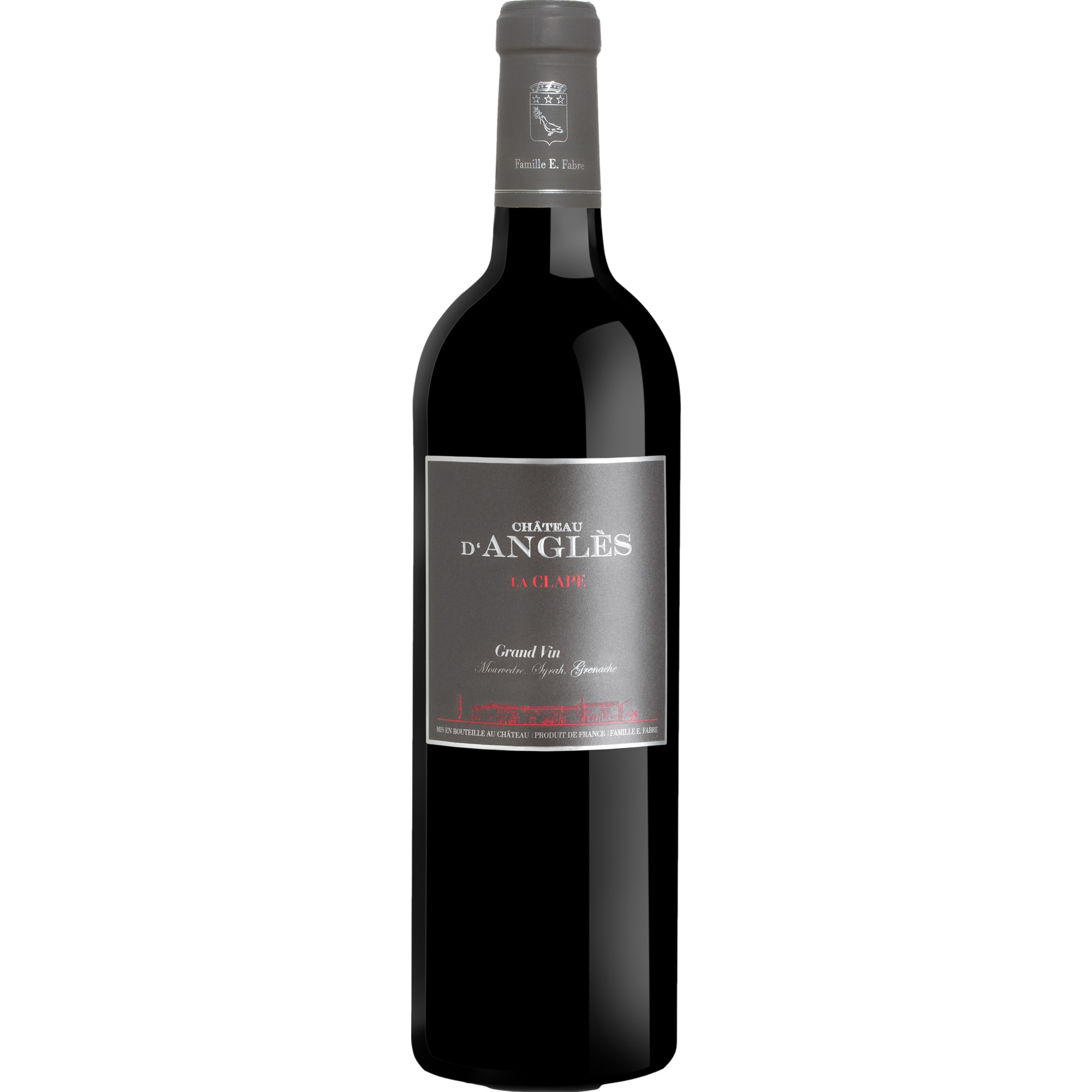 Château D'Anglès Grand Vin Rouge 2021 0,75, La Clape AOC, Languedoc-Roussillon, 2021, Rotwein