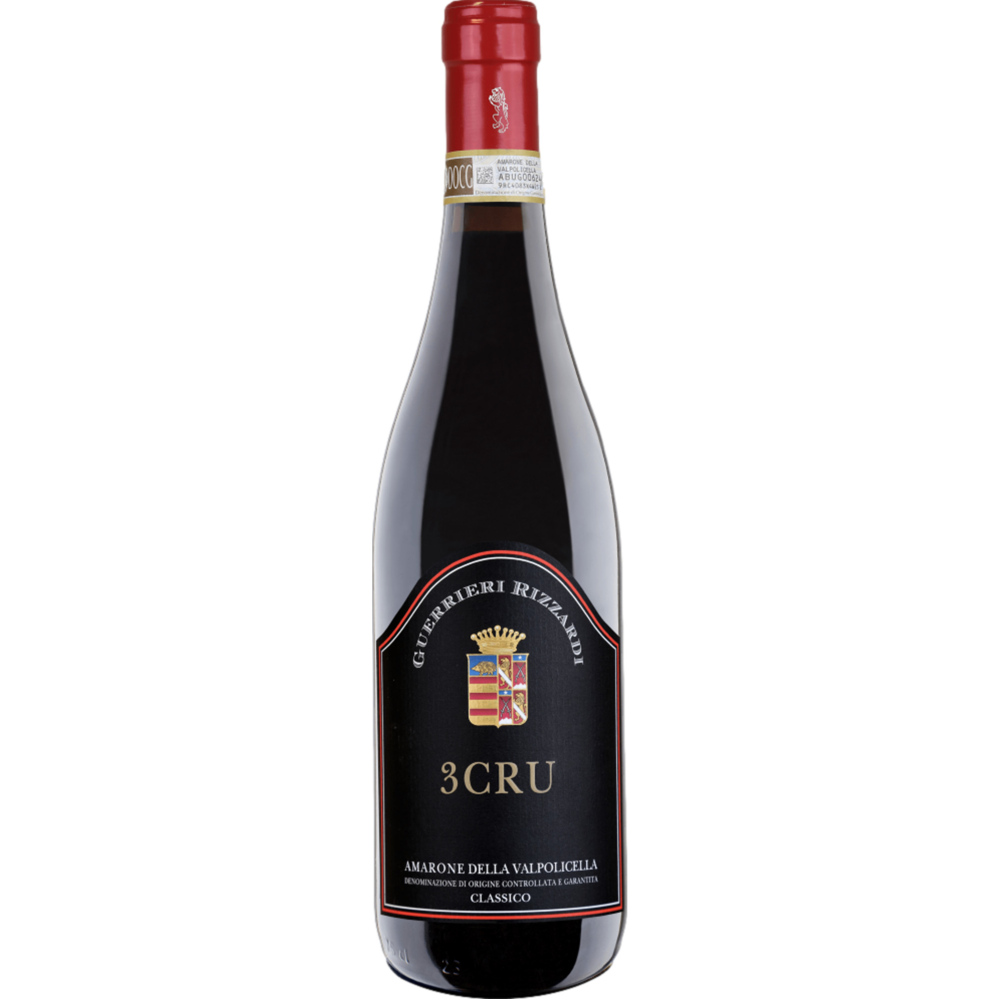 Guerrieri Rizzardi 3 Cru Amarone, Amarone della Valpolicella DOC, Venetien, 2021, Rotwein