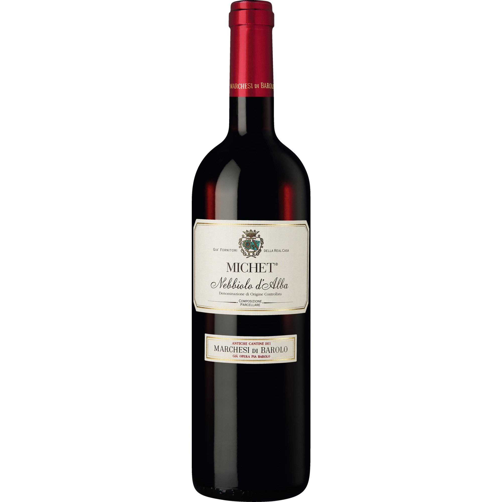 Marchesi di Barolo Nebbiolo d’Alba Michet, Nebbiolo d’Alba DOC, Piemont, 2023, Rotwein