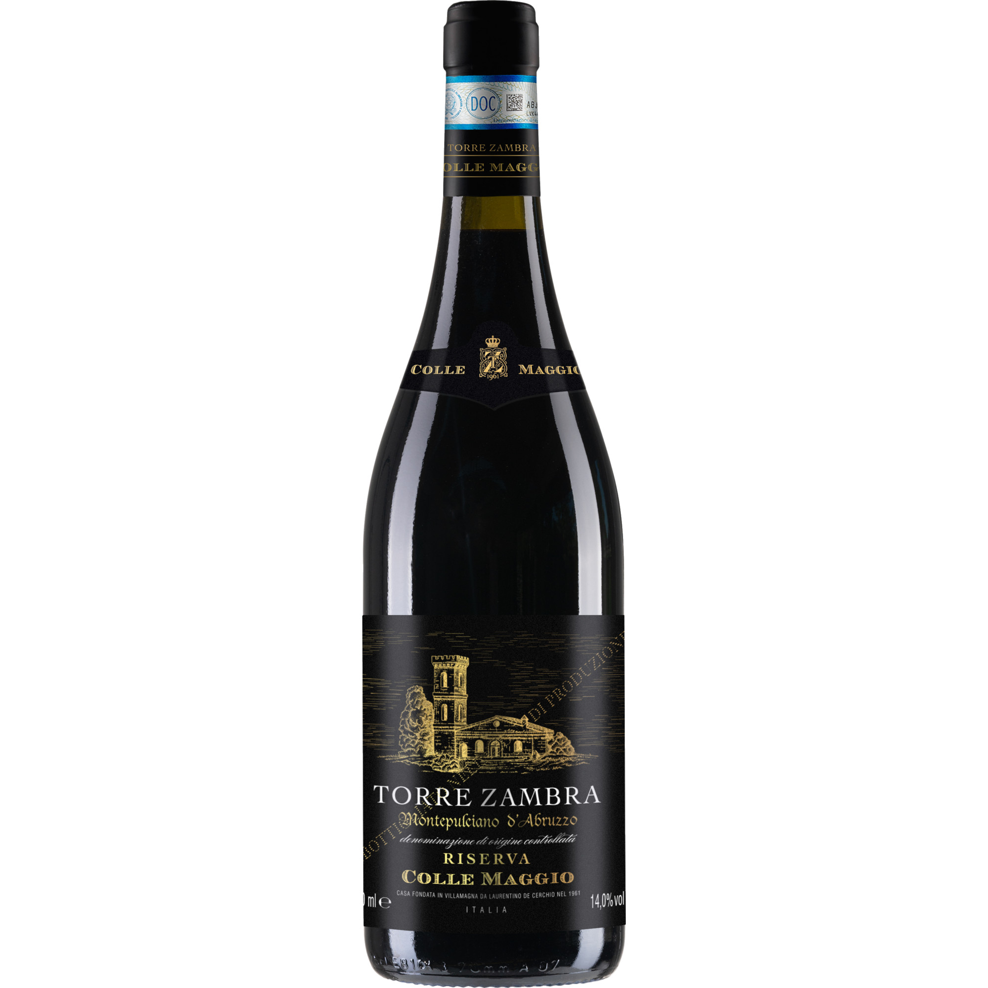 Torre Zambra Colle Maggio Montepulciano Bio, Montepulciano d'Abruzzo DOC, Abruzzen, 2021, Rotwein