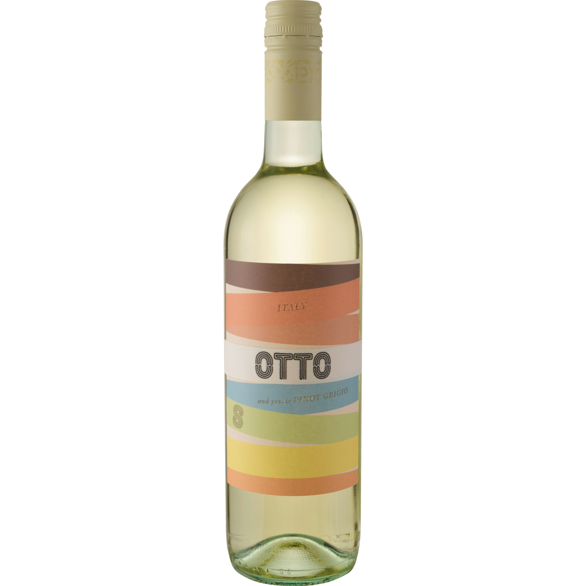 Otto Pinot Grigio, Provincia di Pavia IGP, Lombardei, 2025, Weißwein
