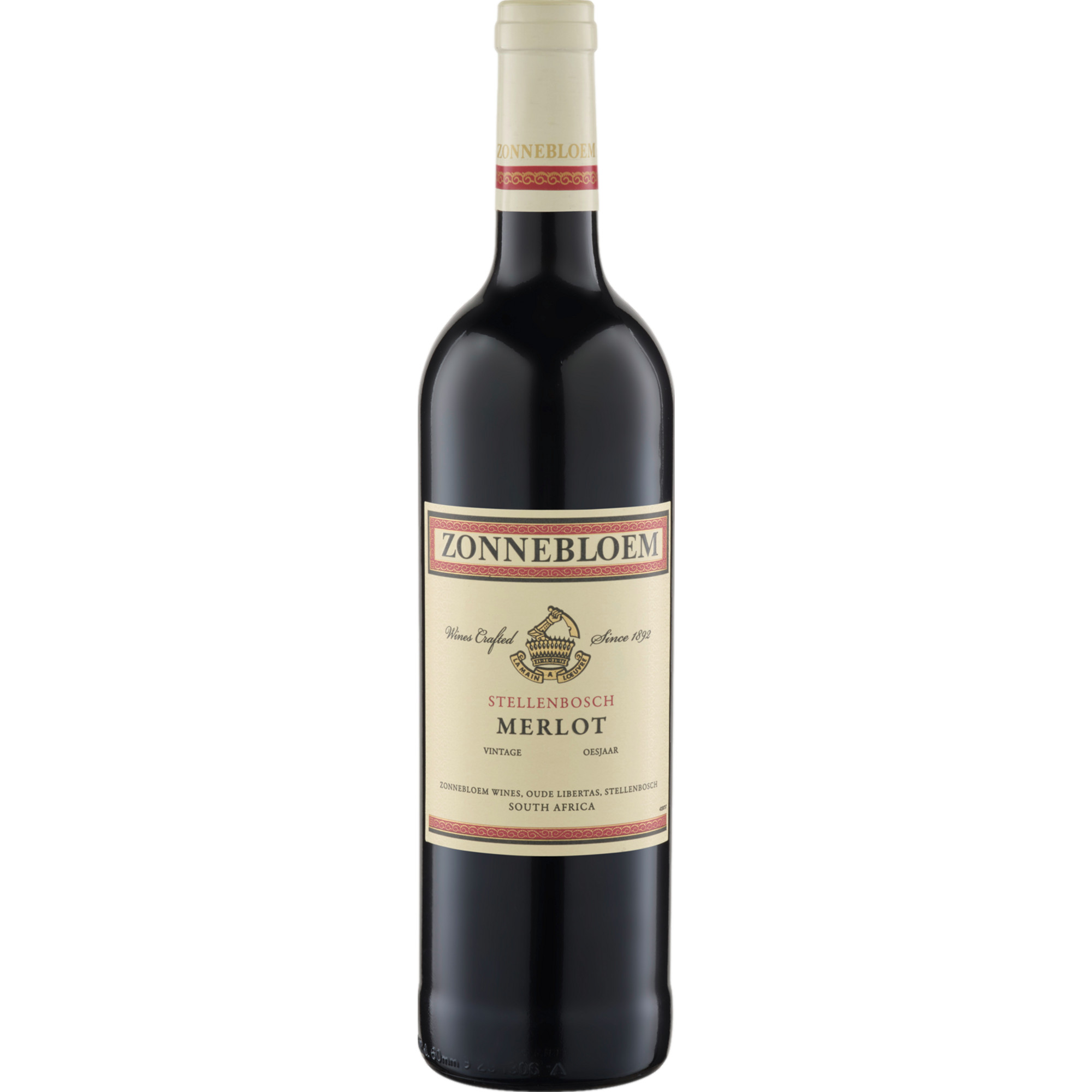 Zonnebloem Merlot, WO Stellenbosch, Western Cape, 2022, Rotwein