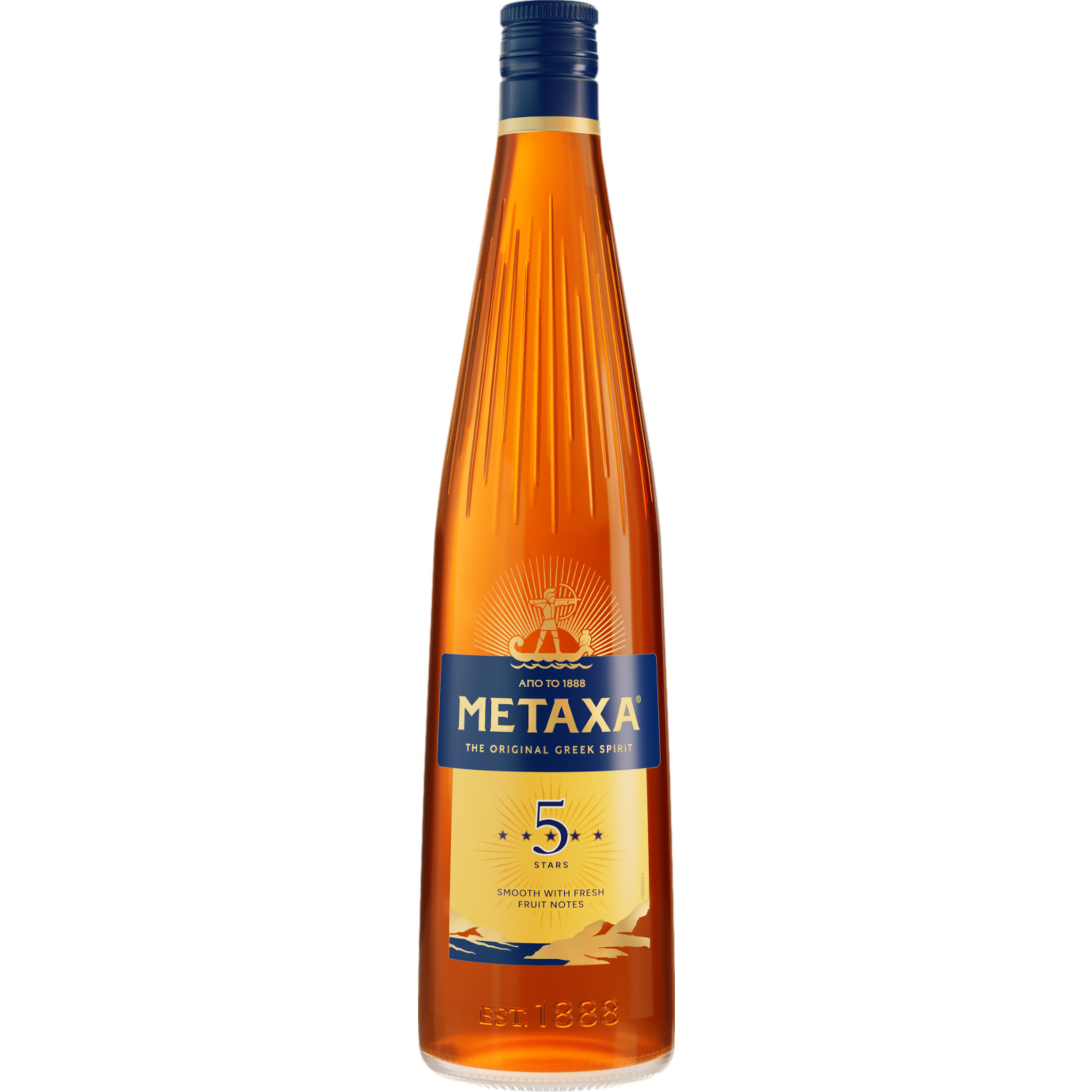 Metaxa 5 Stars, 1 L, 38% Vol., Spirituosen
