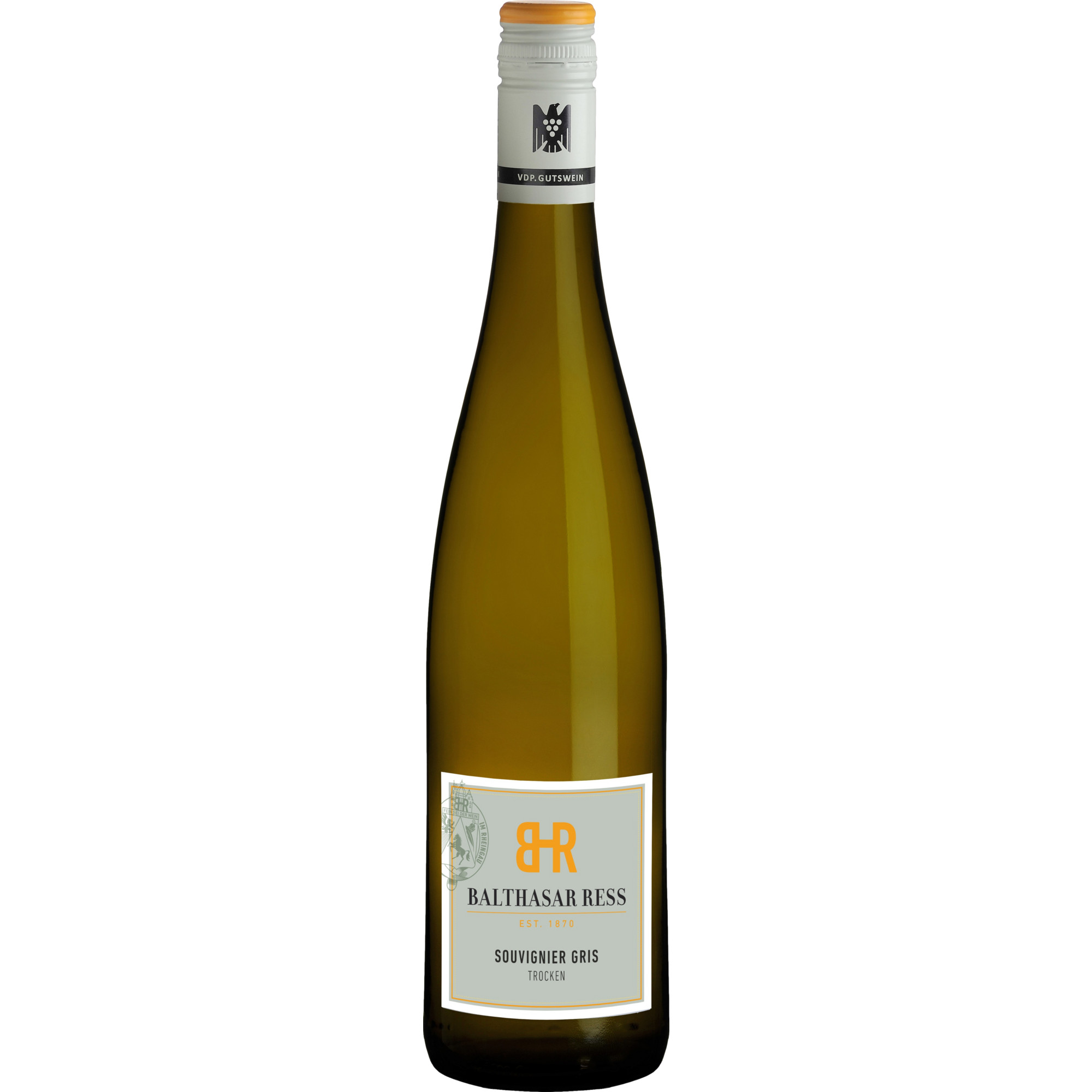Image of Balthasar Ress Souvignier Gris Gutswein Bio, Trocken, Rheingau, Rheingau, 2025, Weißwein