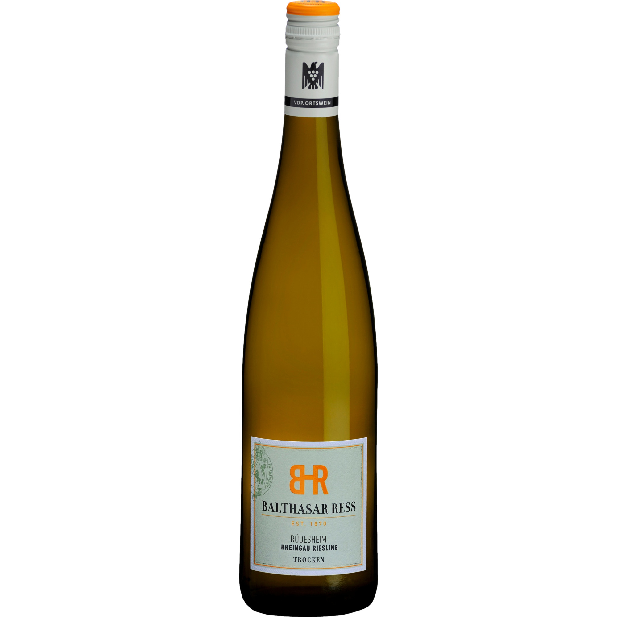 Image of Balthasar Ress Rüdesheim Riesling Bio, Trocken, Rheingau, Rheingau, 2022, Weißwein