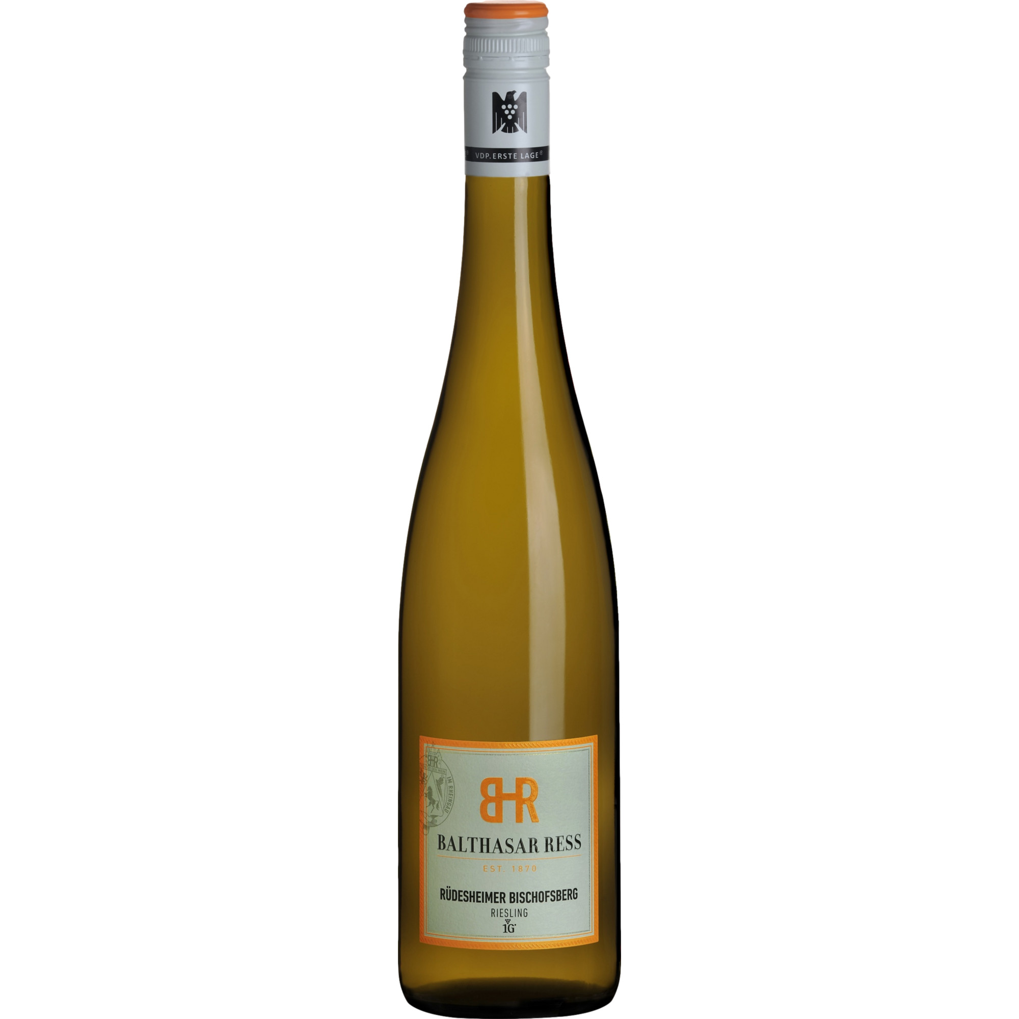 Rüdesheimer Bischofsberg Riesling Erste Lage Bio, Trocken, Rheingau, Rheingau, 2023, Weißwein