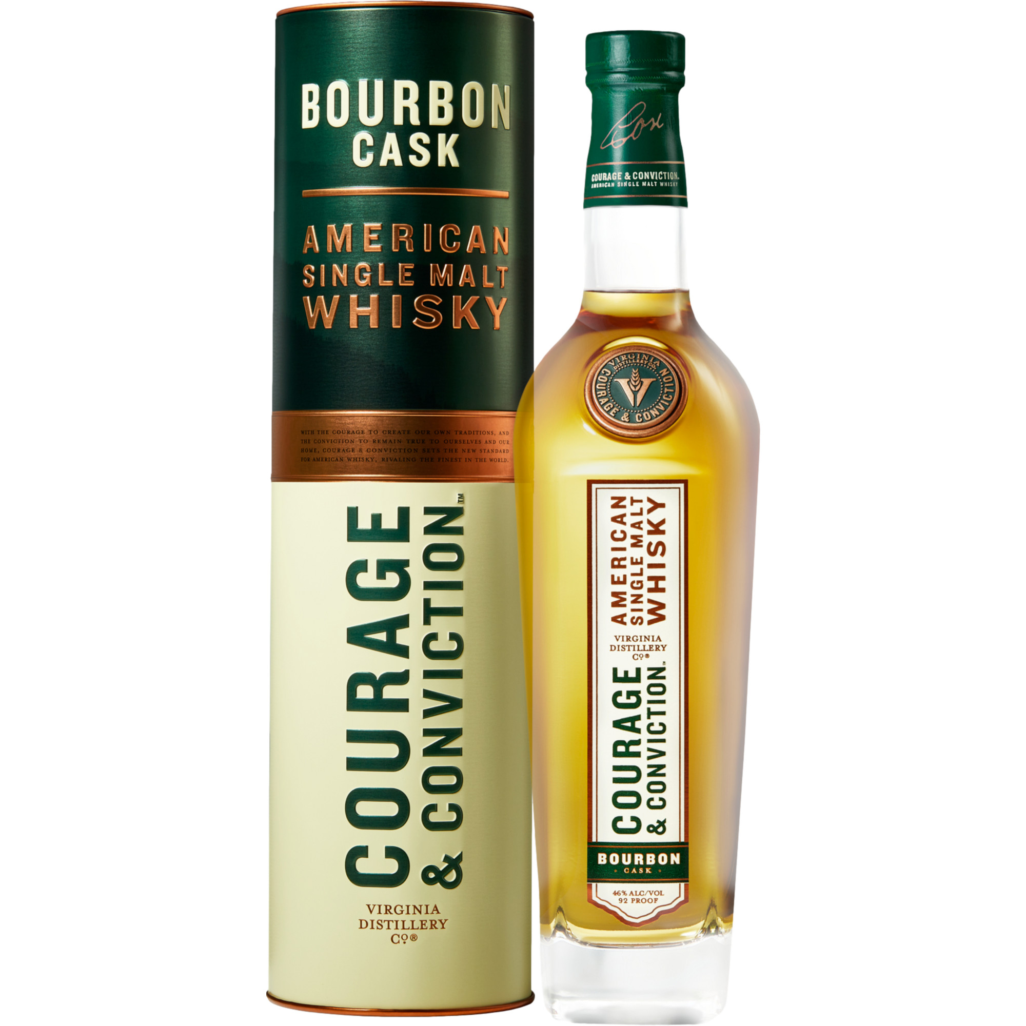 Image of Courage & Conviction Bourbon Cask Whiskey, 0,7 L, 46 % Vol., Spirituosen