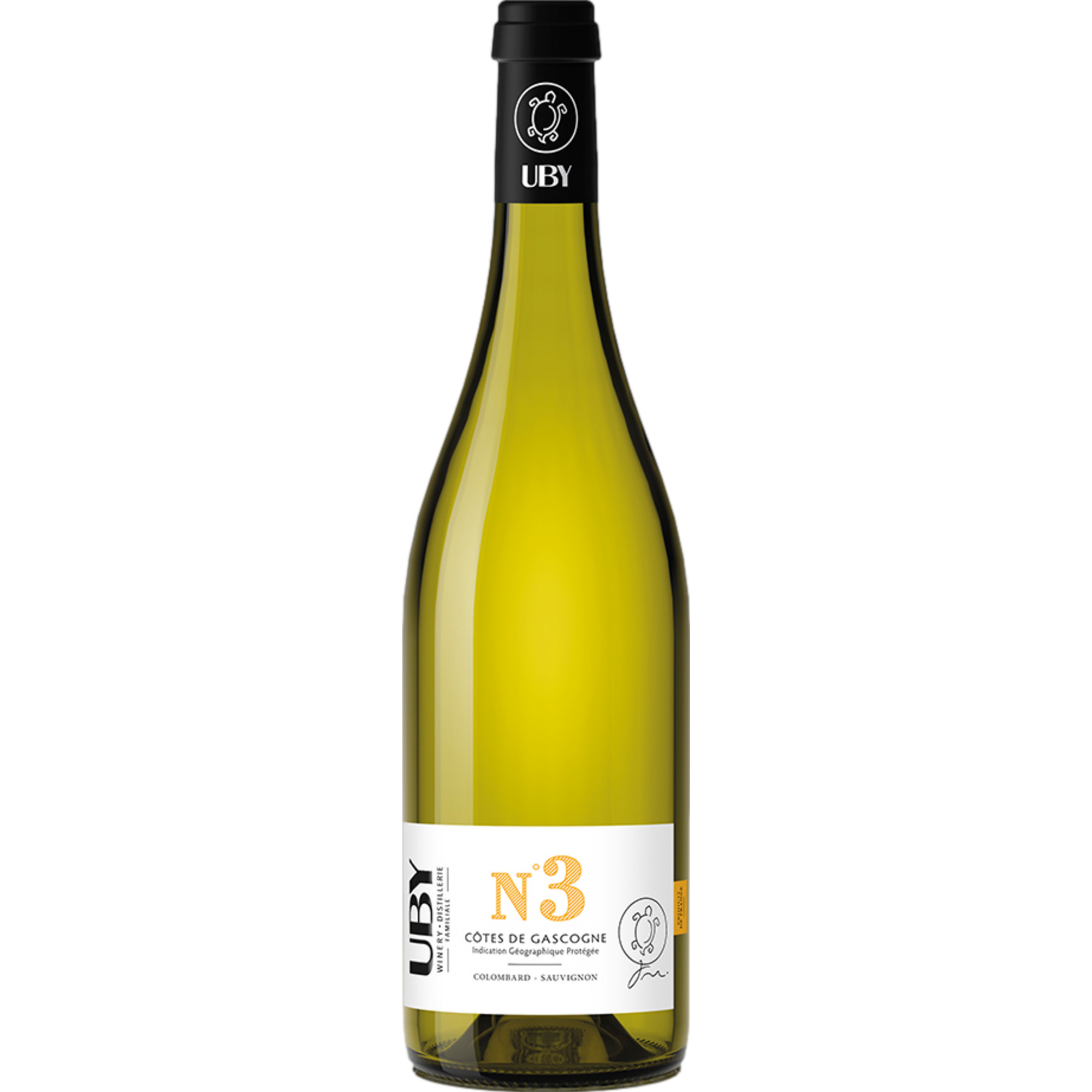 Uby No°3 Colombard Sauvignon, Côtes de Gascogne IGP, Südwestfrankreich, 2024, Weißwein