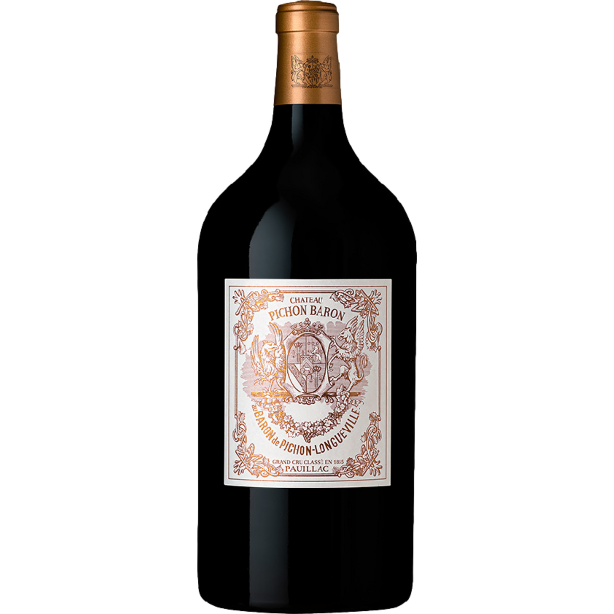 Château Pichon Baron, Pauillac AOC, 2éme Cru Classé, Doppelmagnum, Bordeaux, 2017, Rotwein