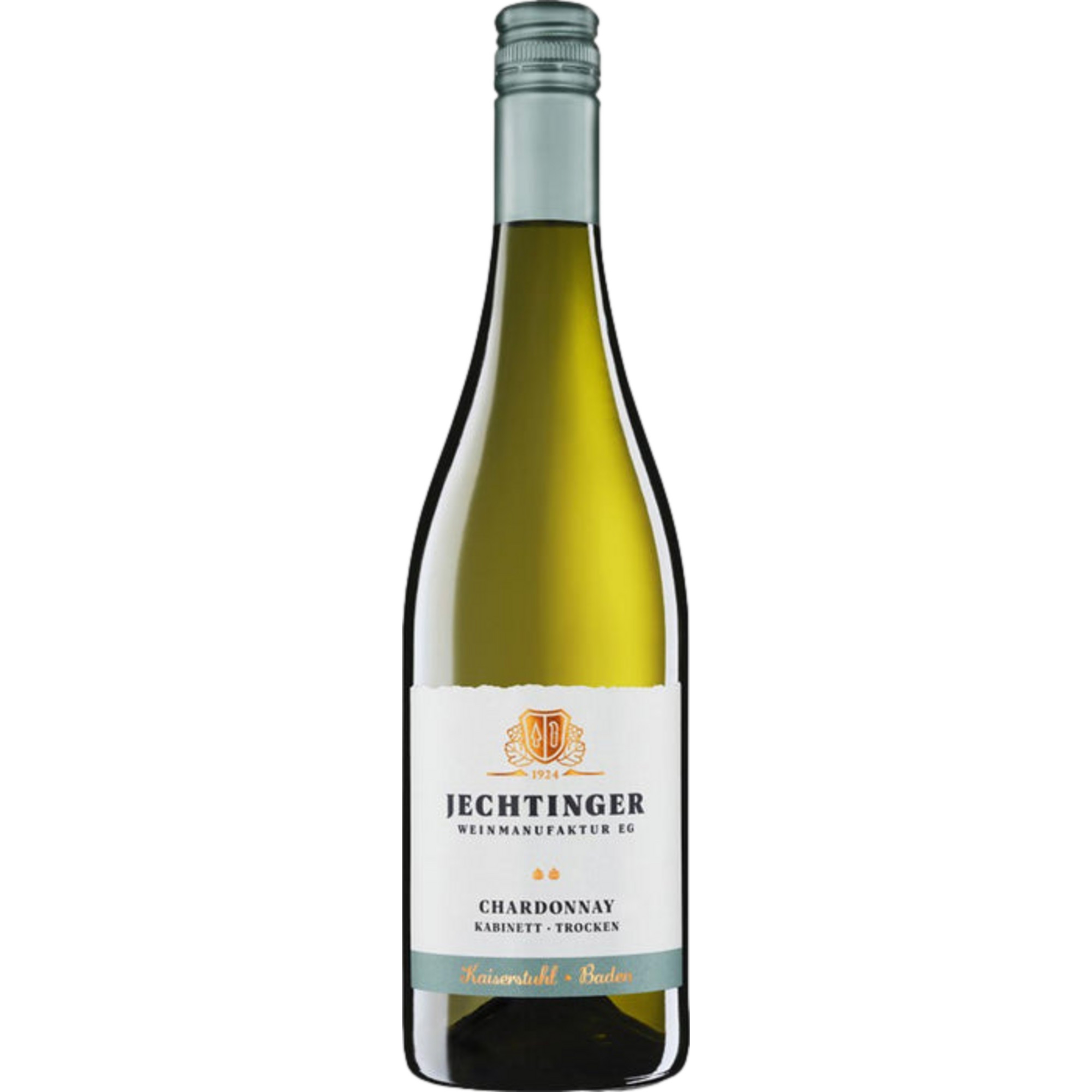 Jechtinger Chardonnay Kabinett, Trocken, Baden, Baden, 2025, Weißwein