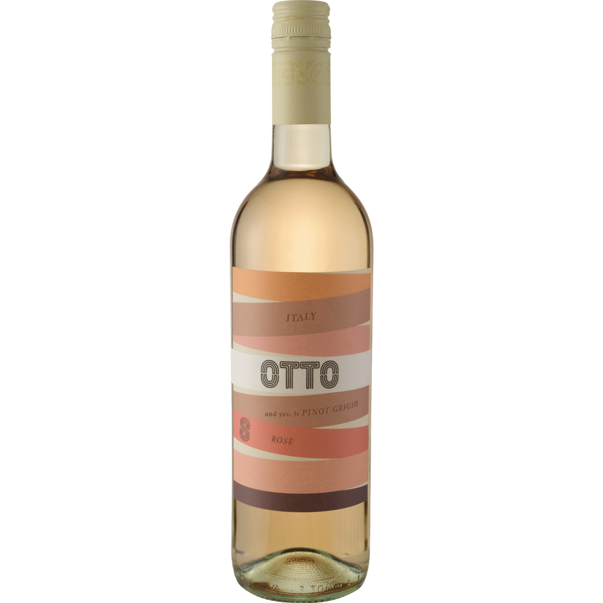 Otto Pinot Grigio Rosé, Provincia di Pavia IGP, Lombardei, 2025, Roséwein
