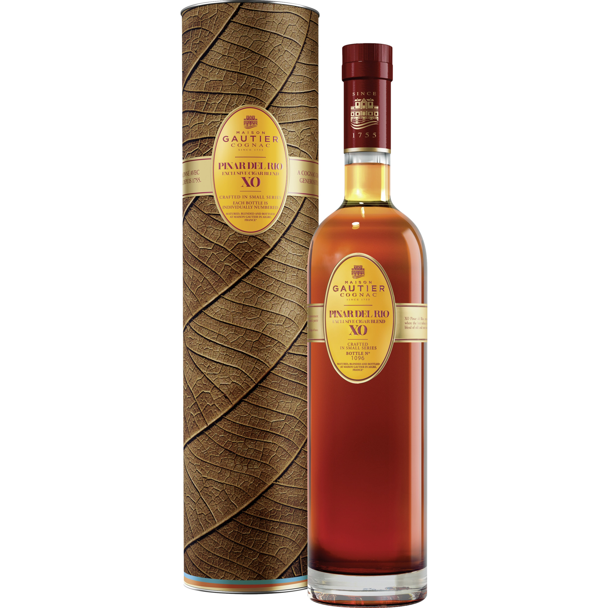 Maison Gautier Cognac XO Pinar del Rio, 0,7 L, 41,2% Vol., in Geschenkverpackung, Cognac, Spirituosen