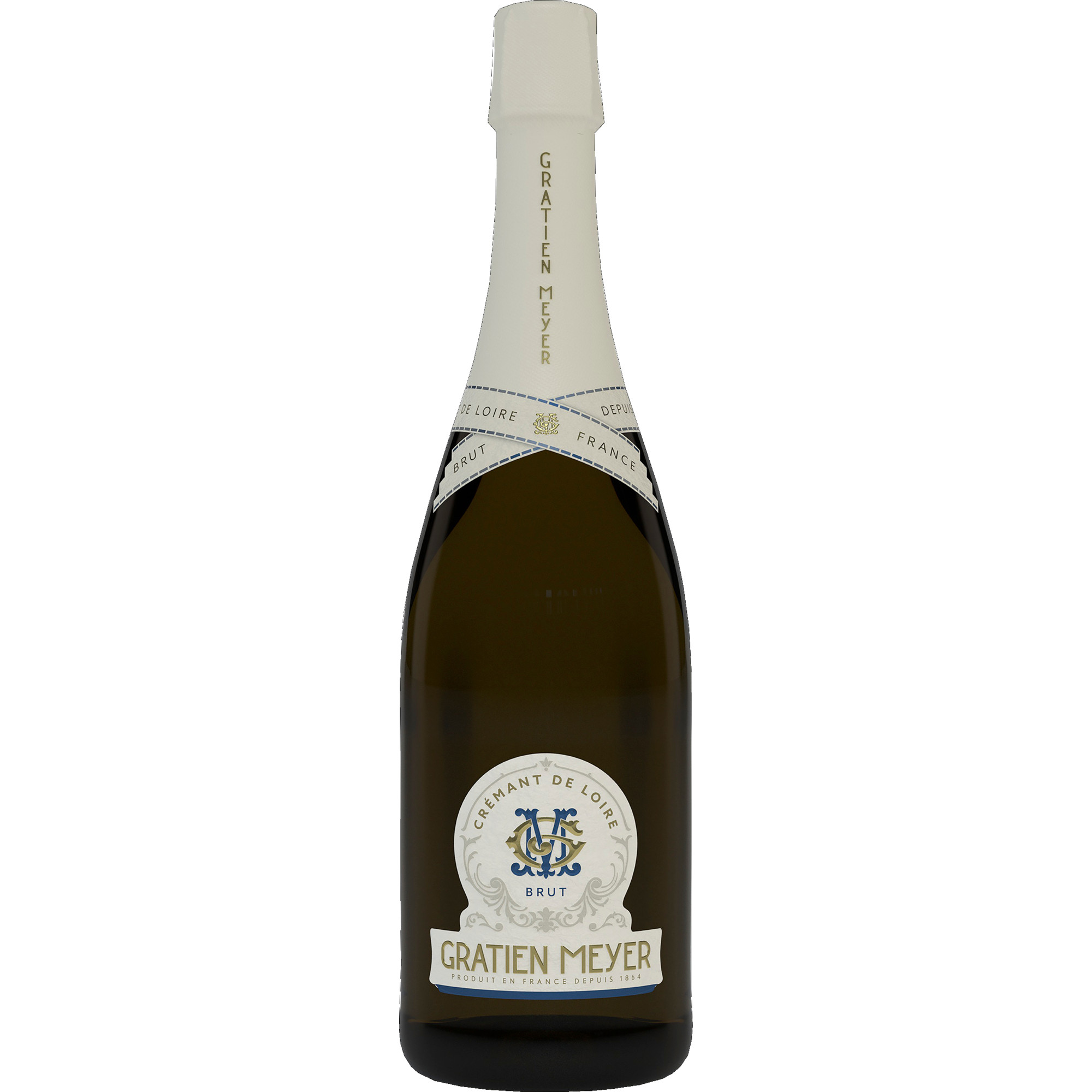 Image of Gratien & Meyer Crémant de Loire, Brut, Crémant de Loire AOP, Loire, Schaumwein