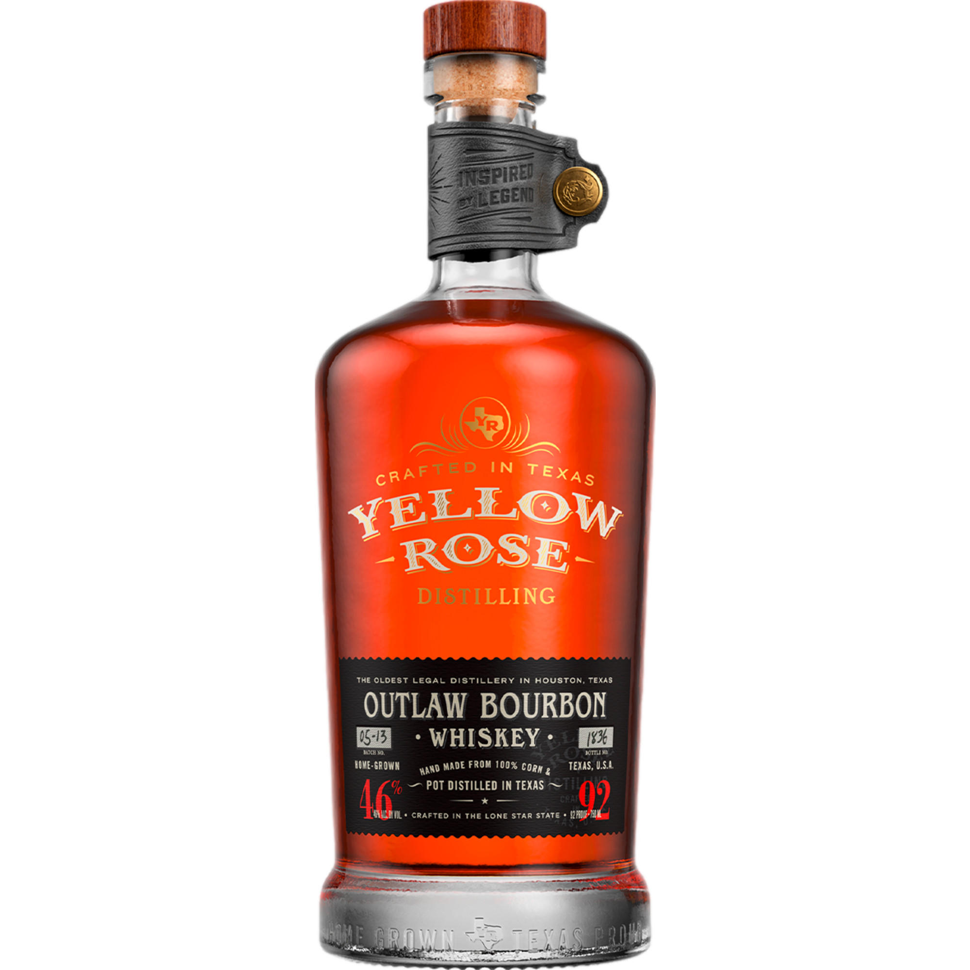 Image of Yellow Rose Outlaw Bourbon Whisky, 0,7 L, 46% Vol., Spirituosen