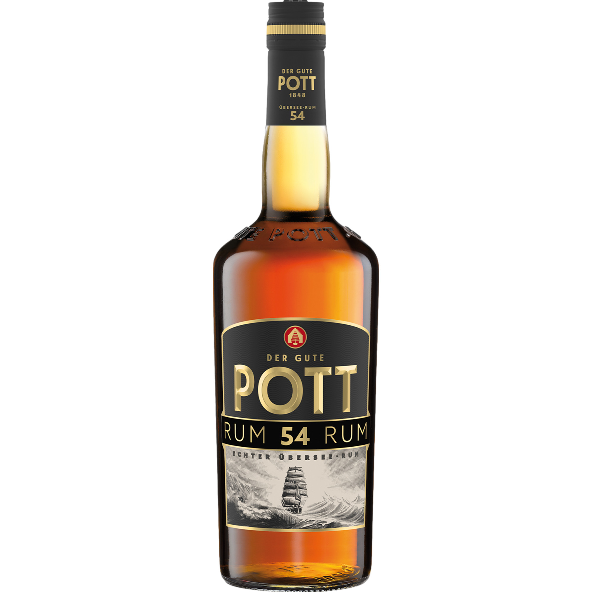 Pott Rum, 0,7 L, 54% Vol., Spirituosen