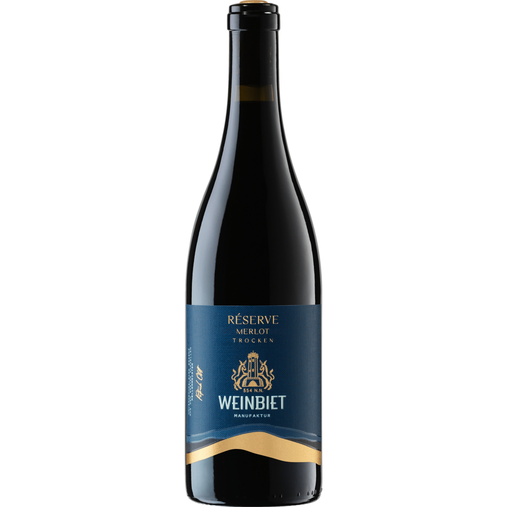 Weinbiet Réserve Merlot, Trocken, Pfalz, Pfalz, 2023, Rotwein