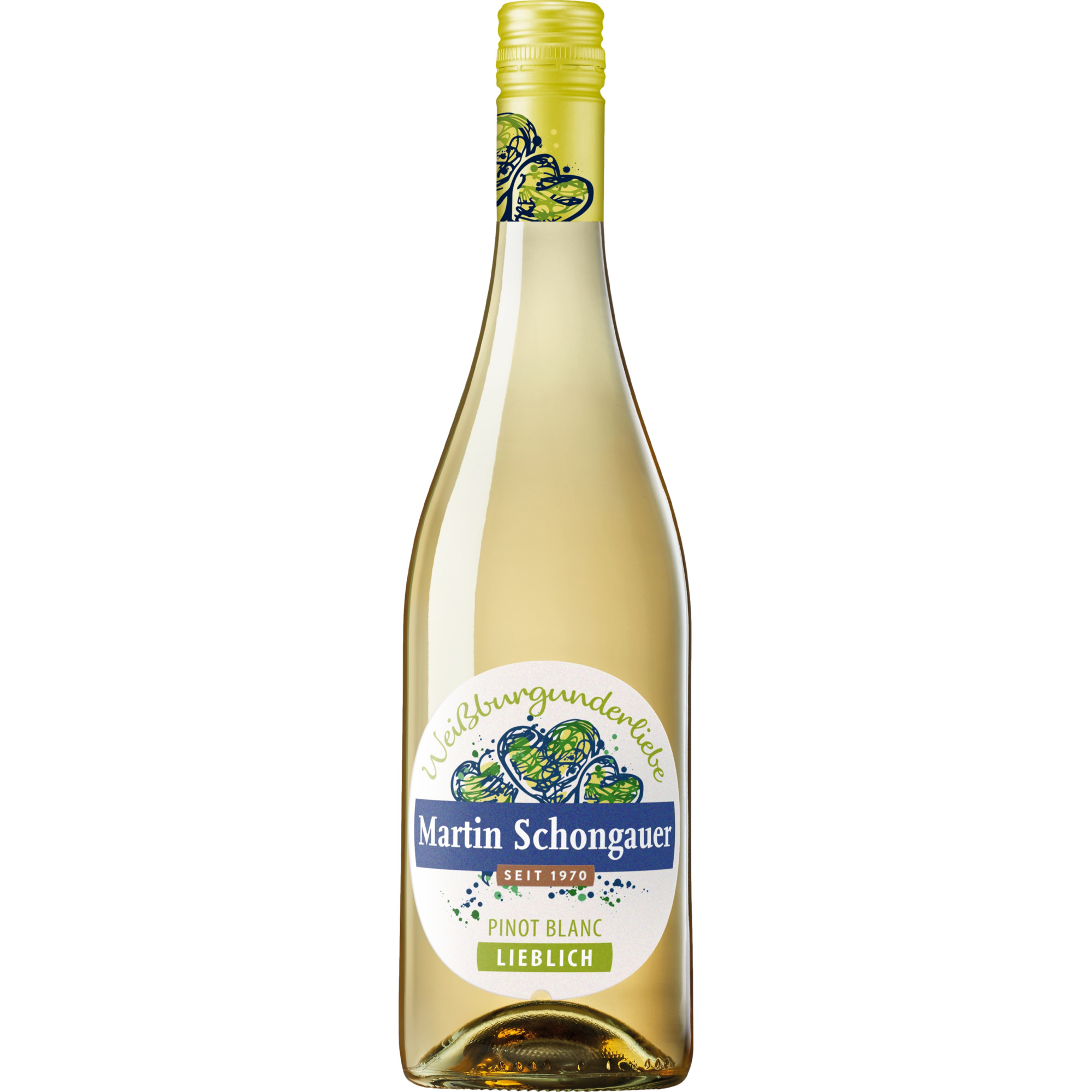Martin Schongauer Burgunderliebe Pinot Blanc, Lieblich, Baden, Baden, 2024, Weißwein
